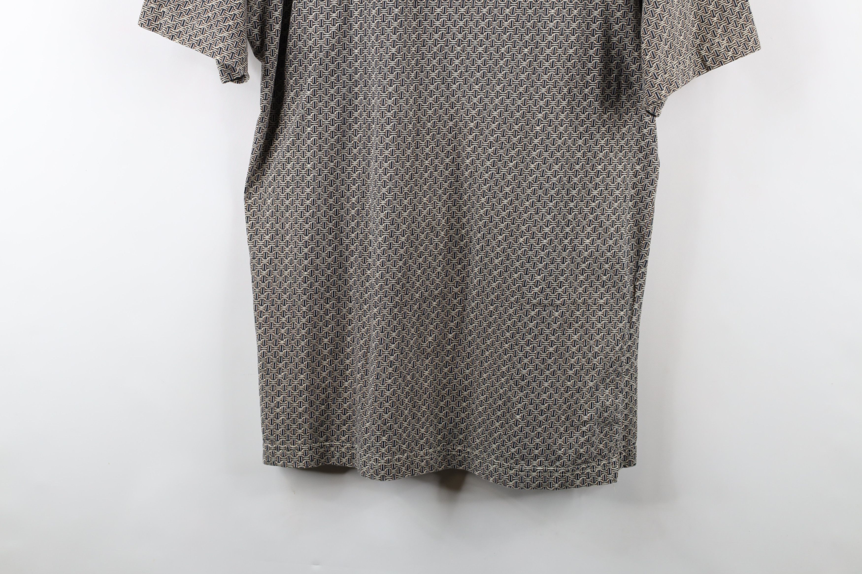 Vintage Vintage 90s Streetwear Geometric Collared Golf Polo Shirt Size US L / EU 52-54 / 3 - 3 Thumbnail