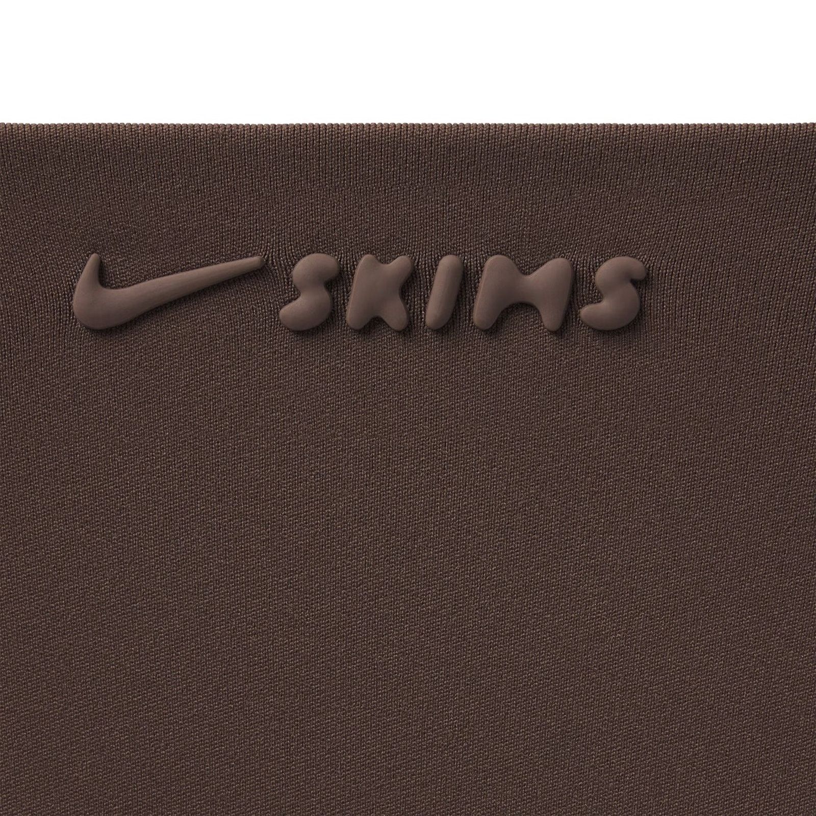 SKIMS Nike X SKIMS Matte Mock Neck Full Zip Jacket Sepia Women L Size L / US 10 / IT 46 - 3 Thumbnail