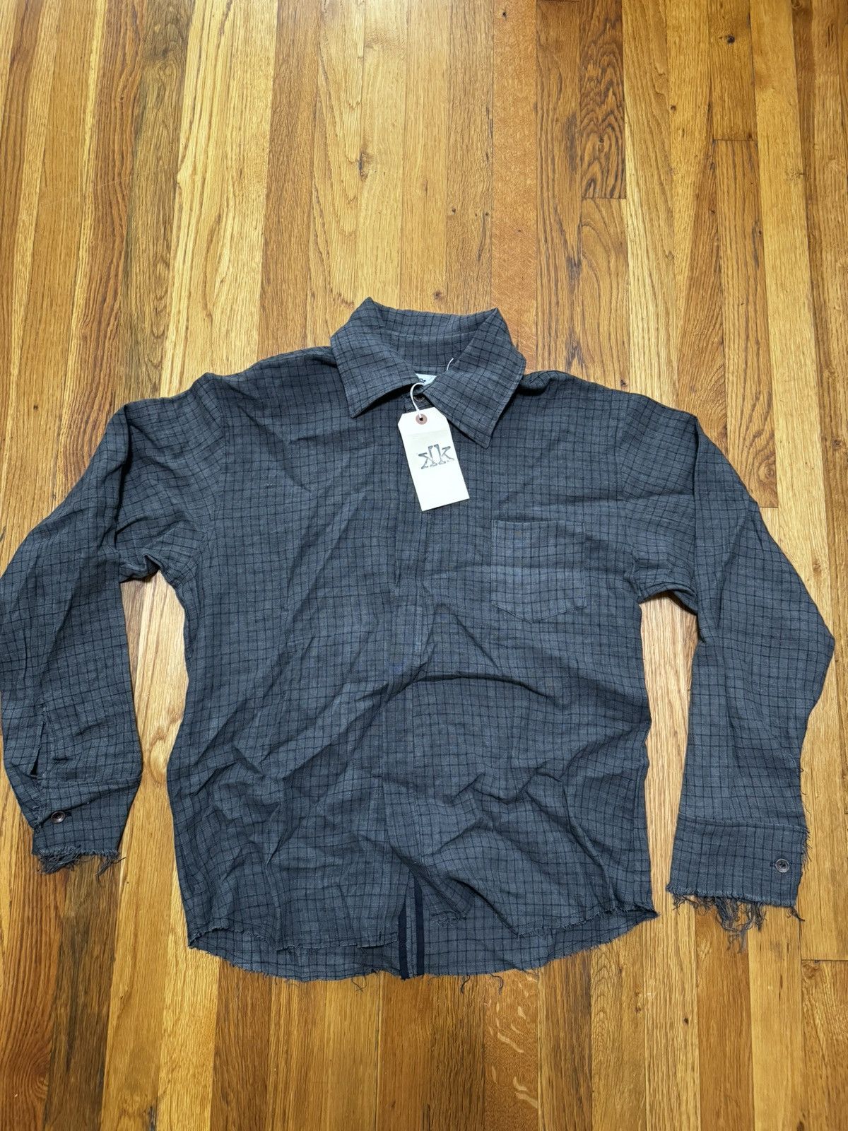 K-Two Studios Dyed Checker Button-Down | Grailed