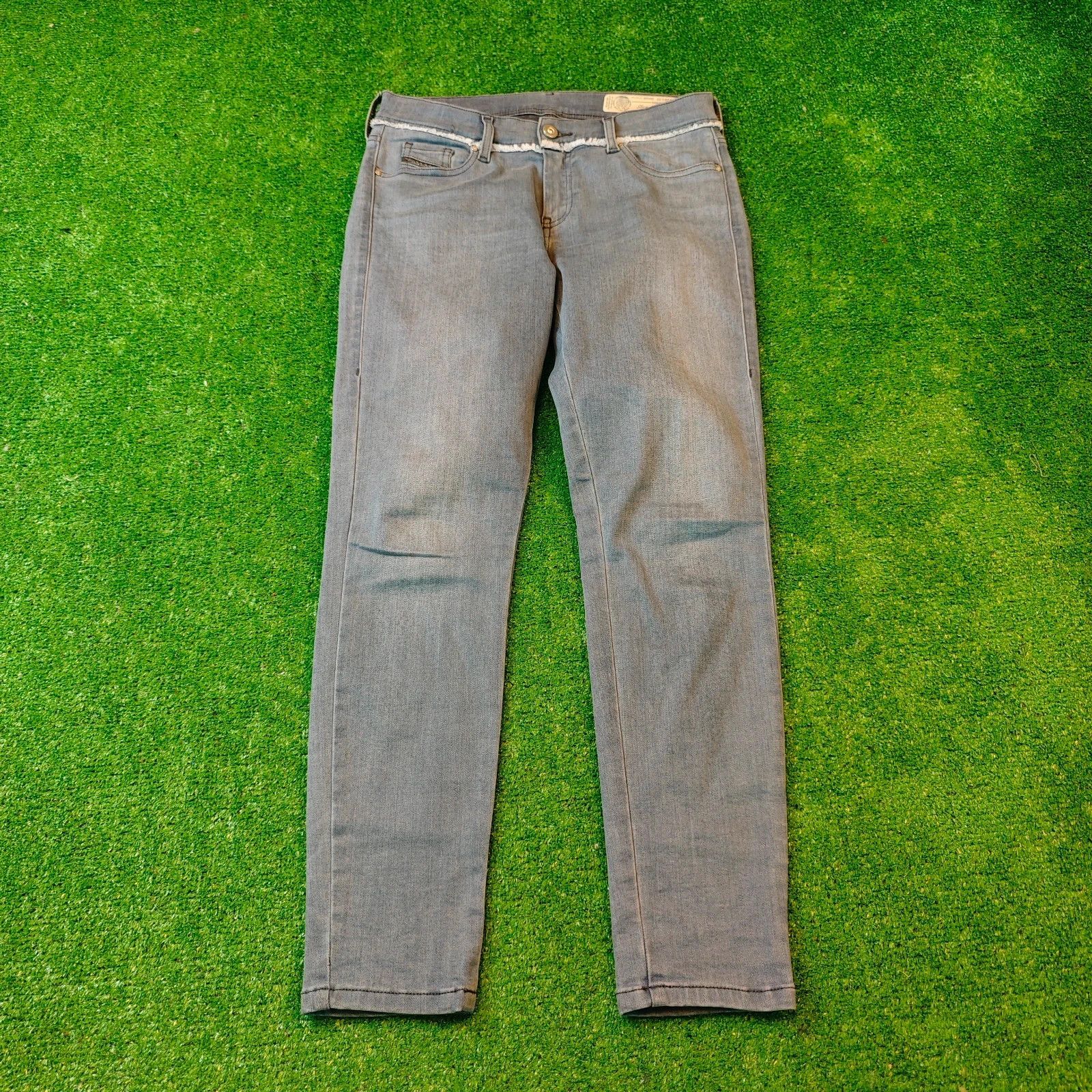 Diesel Diesel Slandy Ankle W Jeans Womens 28x32 gray super slim Size 28" / US 6 / IT 42 - 3 Thumbnail