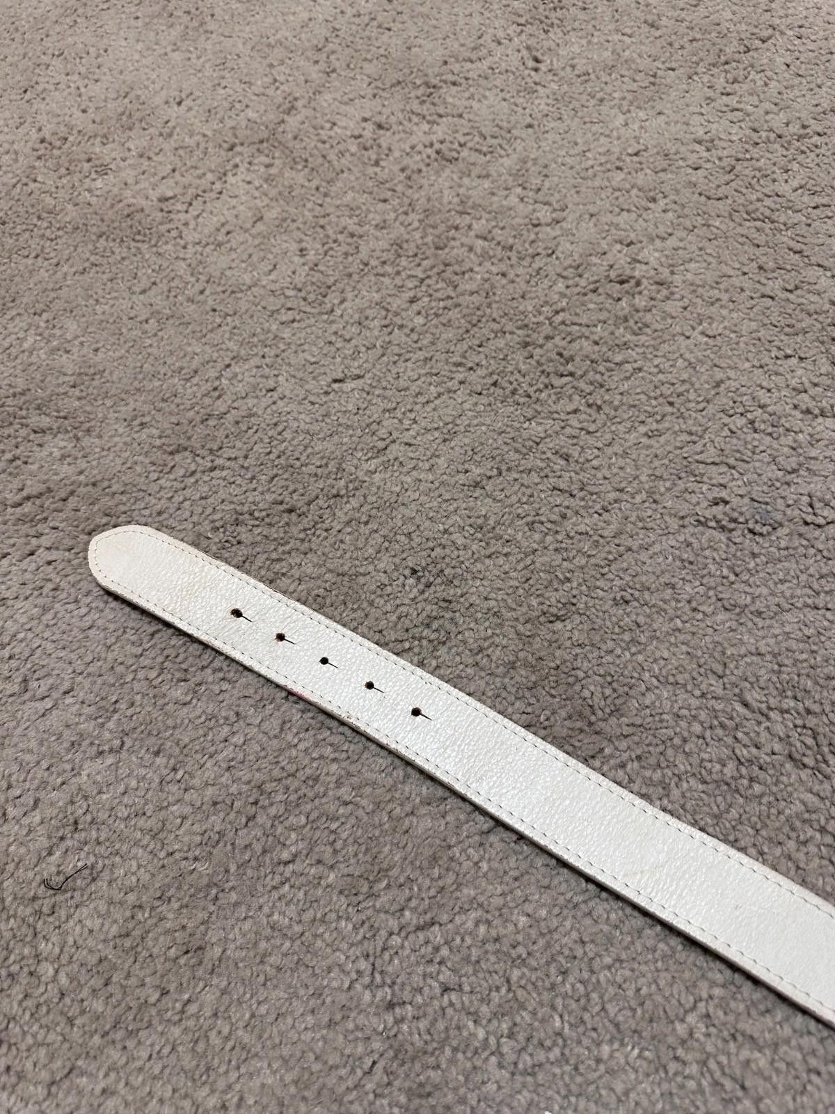 Dolce & Gabbana Dolce&Gabbana White Belt Leather Sz 80 Size ONE SIZE - 5 Thumbnail