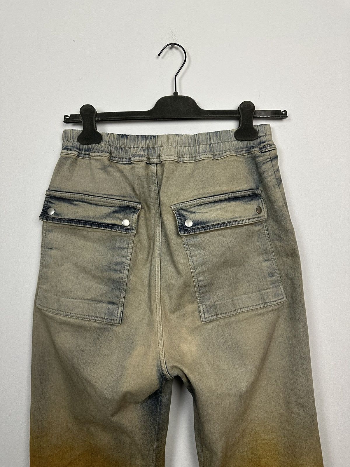 Rick Owens DRKSHDW Orange Degrade Denim Bela Trousers Size US 34 / EU 50 - 5 Thumbnail