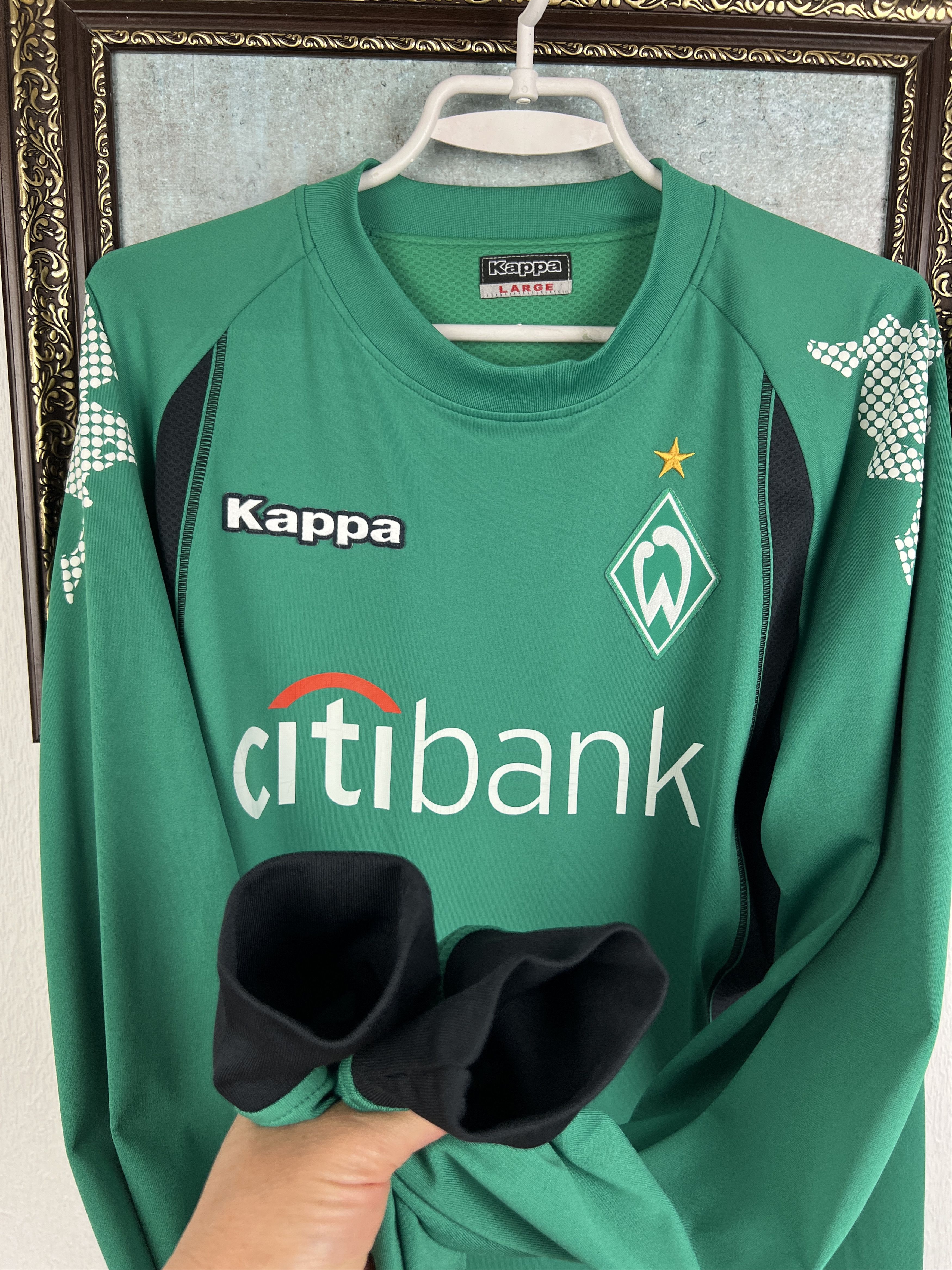 Kappa Vintage Werder Bremen Train Sweatshirt Soccer Track Top Size US L / EU 52-54 / 3 - 6 Thumbnail