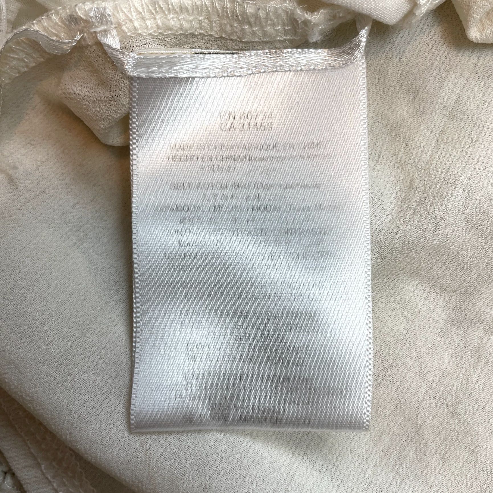 Bcbgmaxazria BCBGMAXAZRIA Shirt Womens Small White Casual Sleeve Soft Rayon Ladies Top Size S / US 4 / IT 40 - 6 Thumbnail