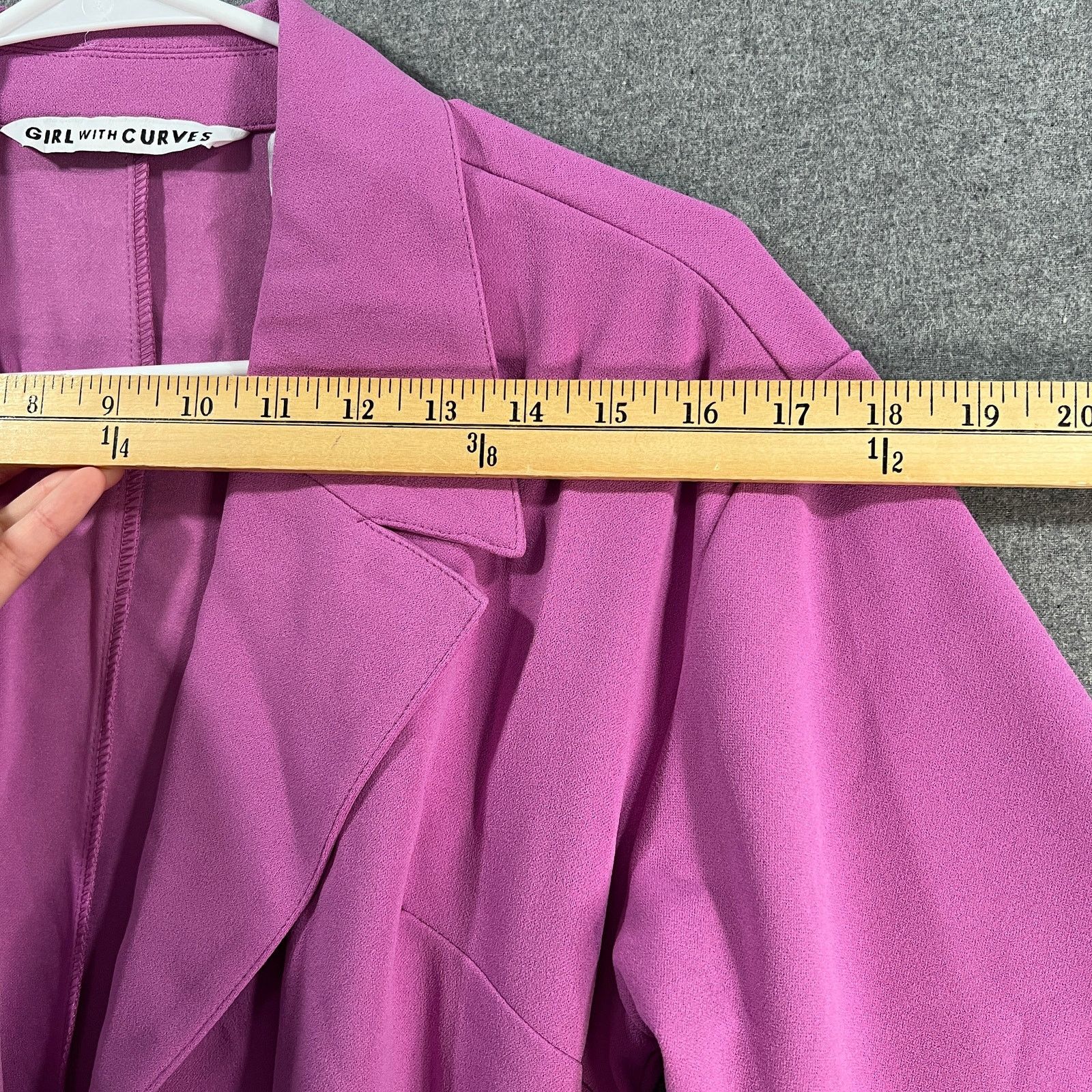 Other Girl With Curves 3/4-Sleeve Wrap Cost with Tie Wa Padiant Size XXS / US 00 / IT 34 - 8 Thumbnail