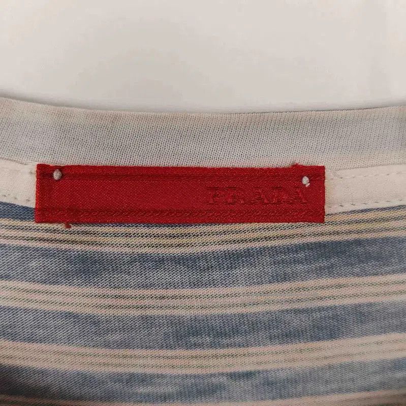 Prada Prada M Striped Cotton T-Shirt for Men. Size US M / EU 48-50 / 2 - 2 Thumbnail