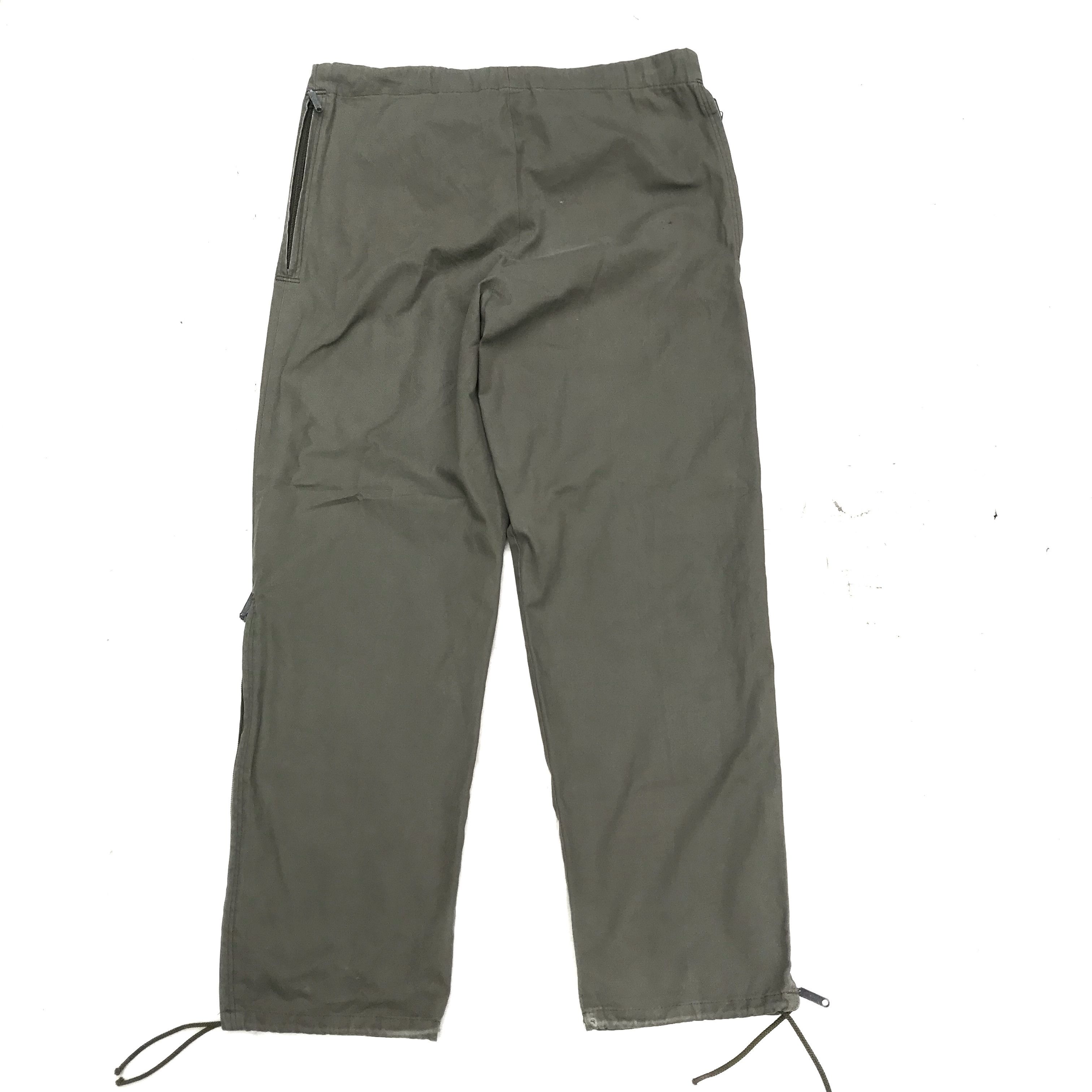Aeronautica Militare Vintage Germany Military trouser pants Green army military Size US 36 / EU 52 - 7 Thumbnail