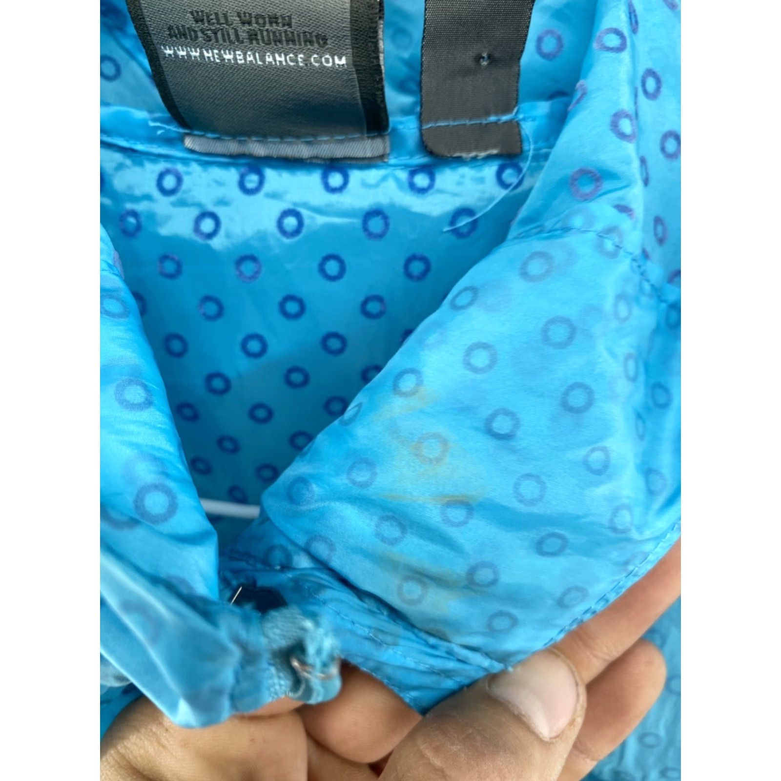 New Balance New Balance Windbreaker Jacket Women’s Lightweight Packable Eyelet Full Zip SZ M Blue Size M / US 6-8 / IT 42-44 - 4 Thumbnail