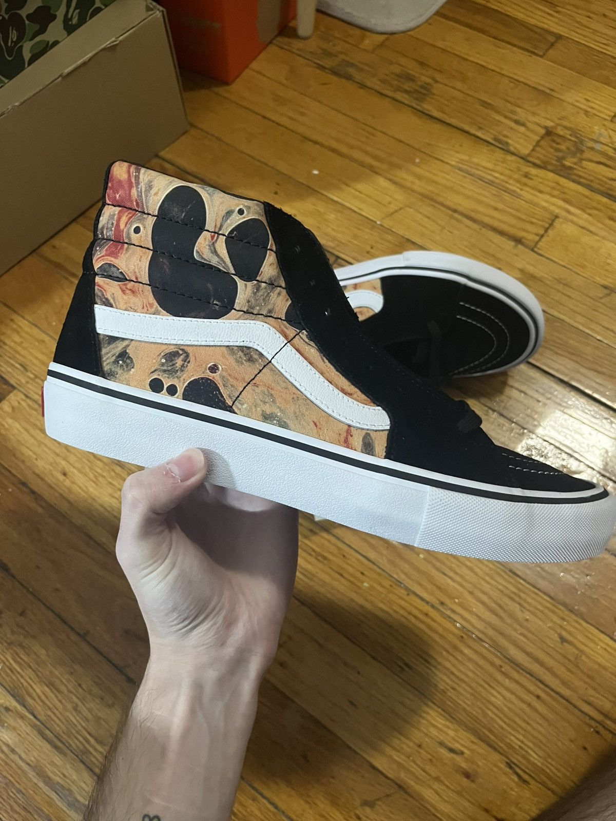 Supreme Supreme blood and semen high too vans Size US 10 / EU 43 - 4 Thumbnail