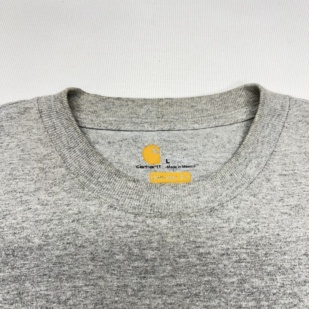 Carhartt Carhartt Tee Shirt Grey Original Fit Pocket Logo Workwear Size US L / EU 52-54 / 3 - 5 Thumbnail