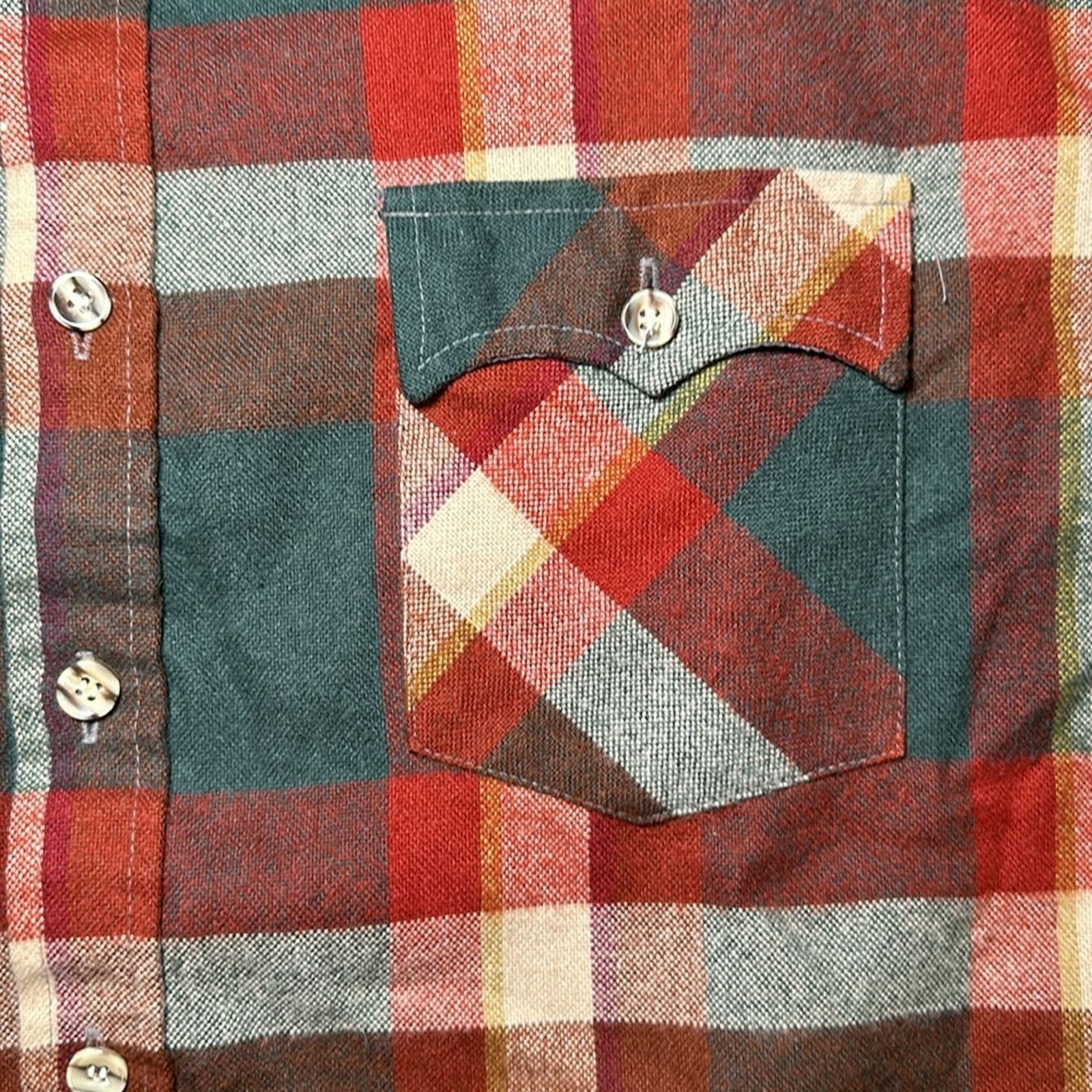 Other Claybrooke Vintage Flannel Long Sleeve Button Down - Large Size US L / EU 52-54 / 3 - 5 Thumbnail