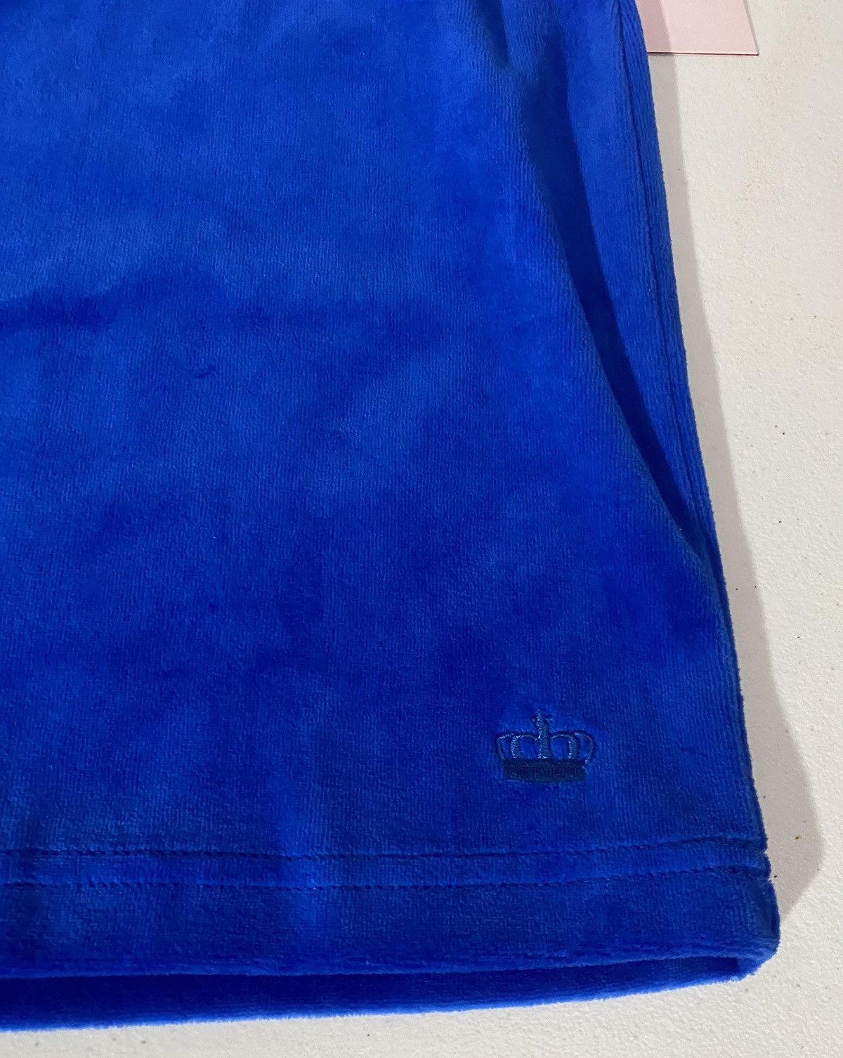 Juicy Couture Juicy Couture Regal Velour Royal Blue Skater Skirt S NWT Size 28" / US 6 / IT 42 - 3 Thumbnail