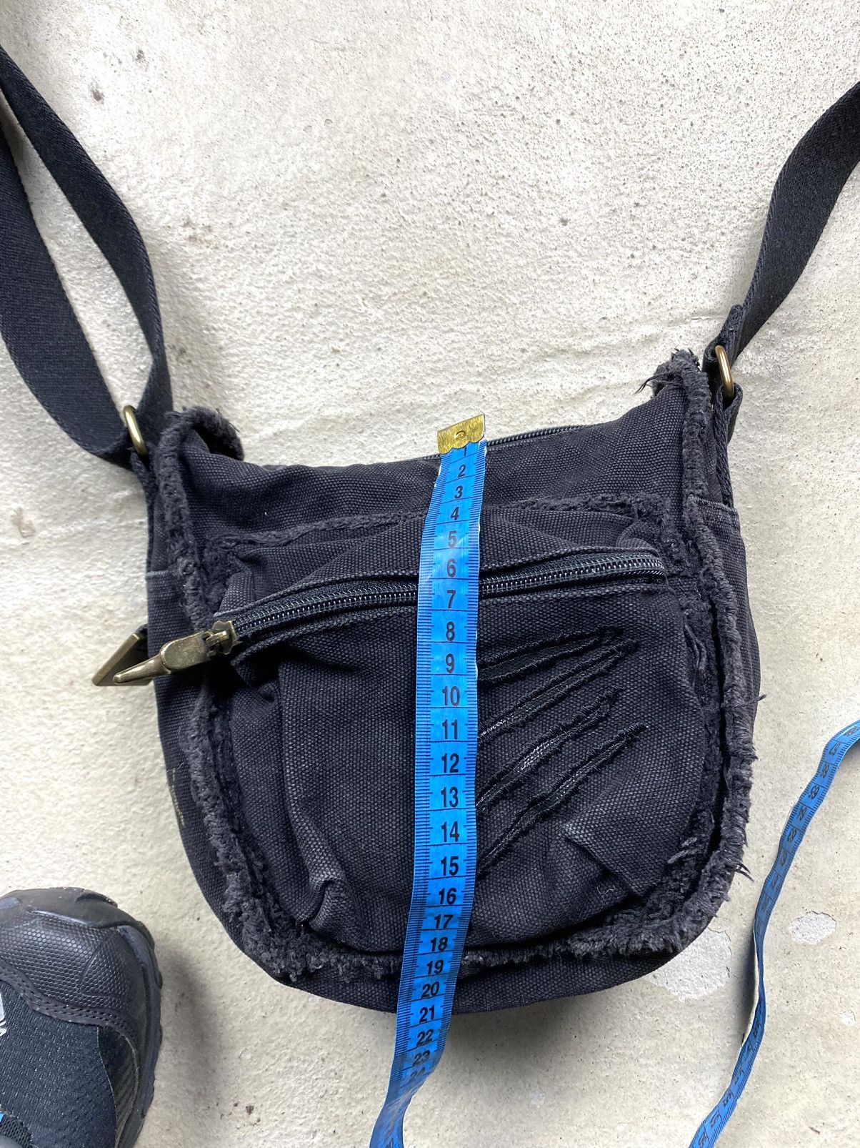 Japanese Brand Vintage Puma Patchwork Japanese Mini Bag Y2K Style Hype Size ONE SIZE - 13 Thumbnail