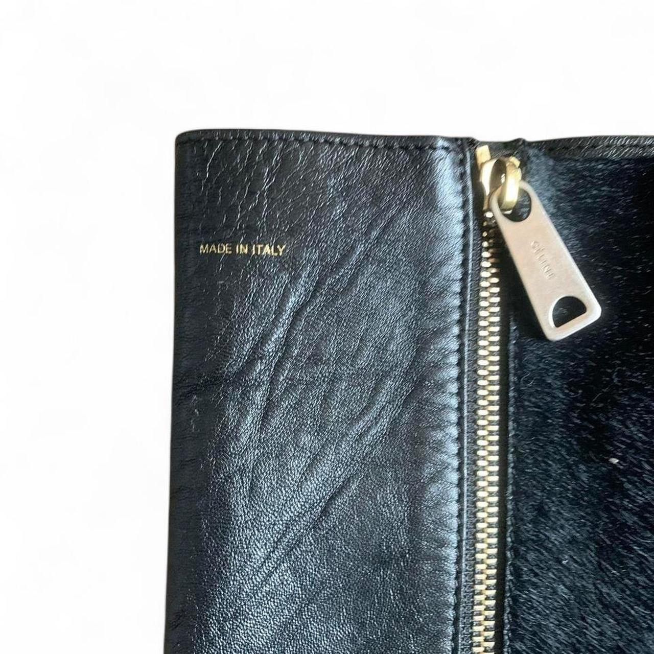 Celine Vintage Black Leather Celine Black Pony hair Cabas tote Size ONE SIZE - 3 Thumbnail
