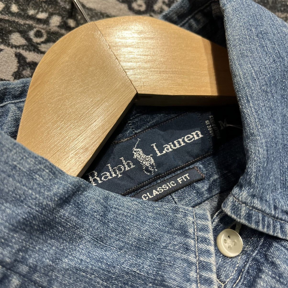 Polo Ralph Lauren Vintage Ralph Lauren Classic Fit Denim Shirt Size US M / EU 48-50 / 2 - 4 Thumbnail