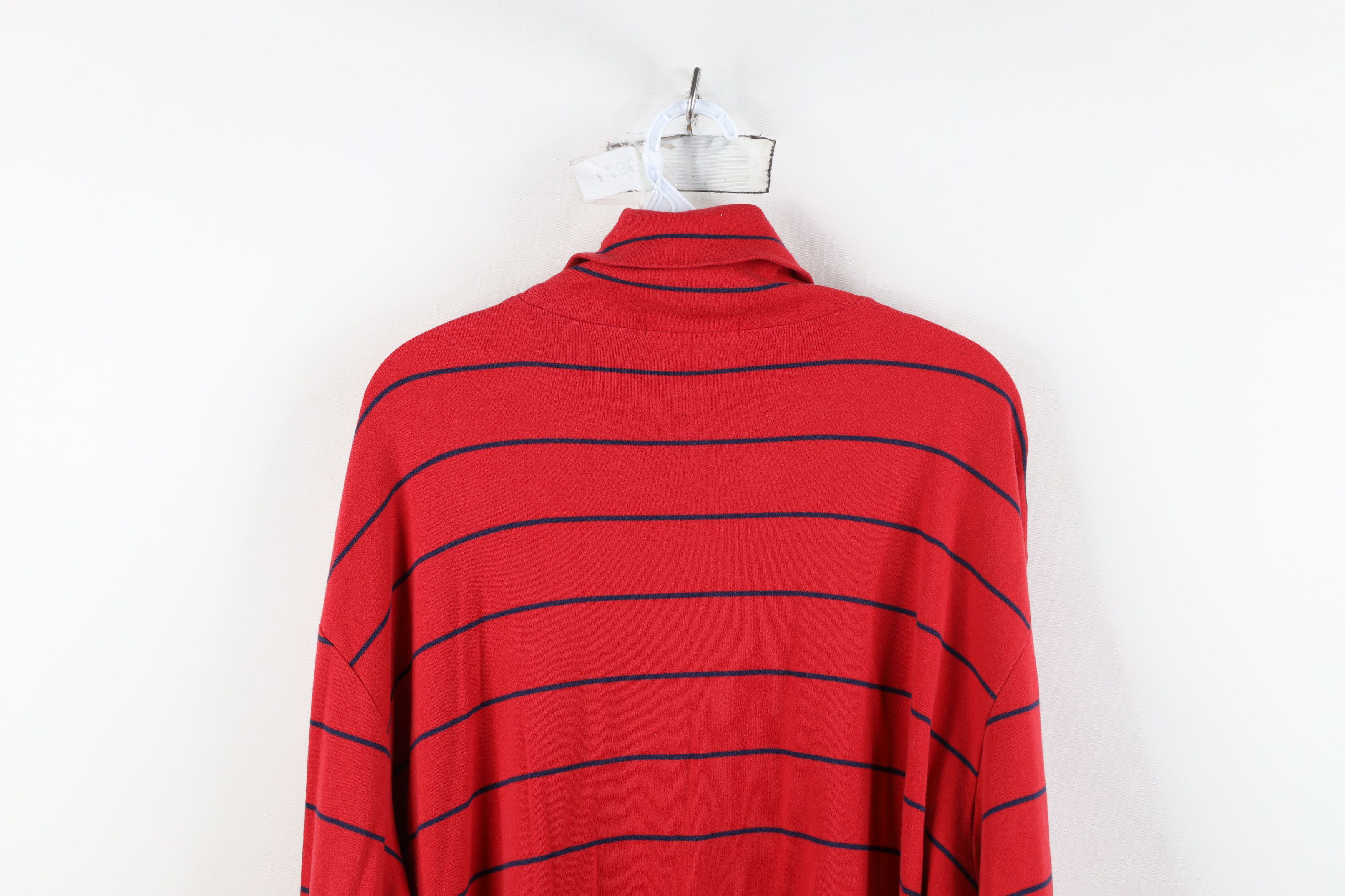 Ralph Lauren Vintage 90s Ralph Lauren Turtleneck T-Shirt Cotton Red Size US XL / EU 56 / 4 - 12 Thumbnail