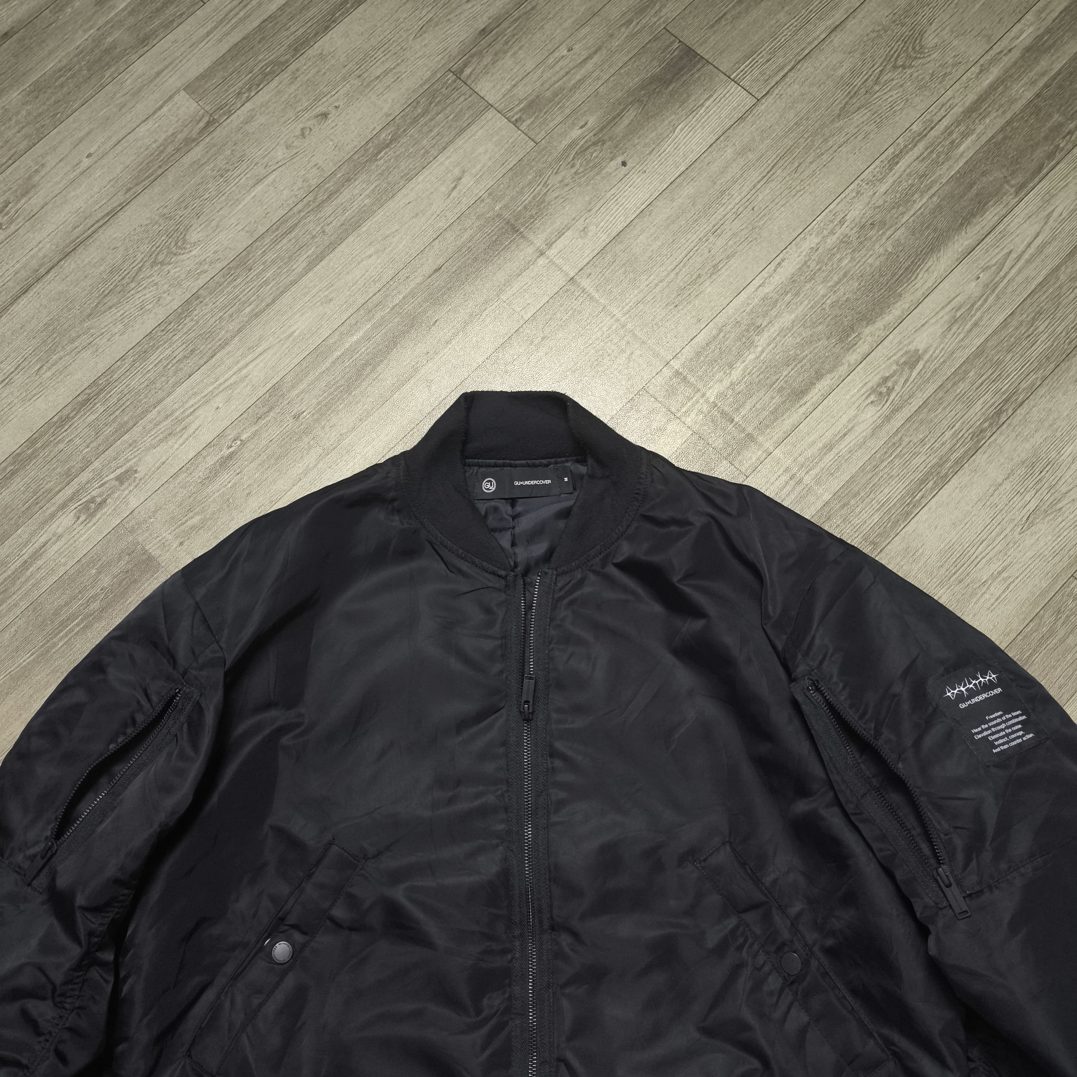 GU × Undercover Undercover GU Freedom Noise MA-1 Bomber Jacket Size US M / EU 48-50 / 2 - 10 Thumbnail