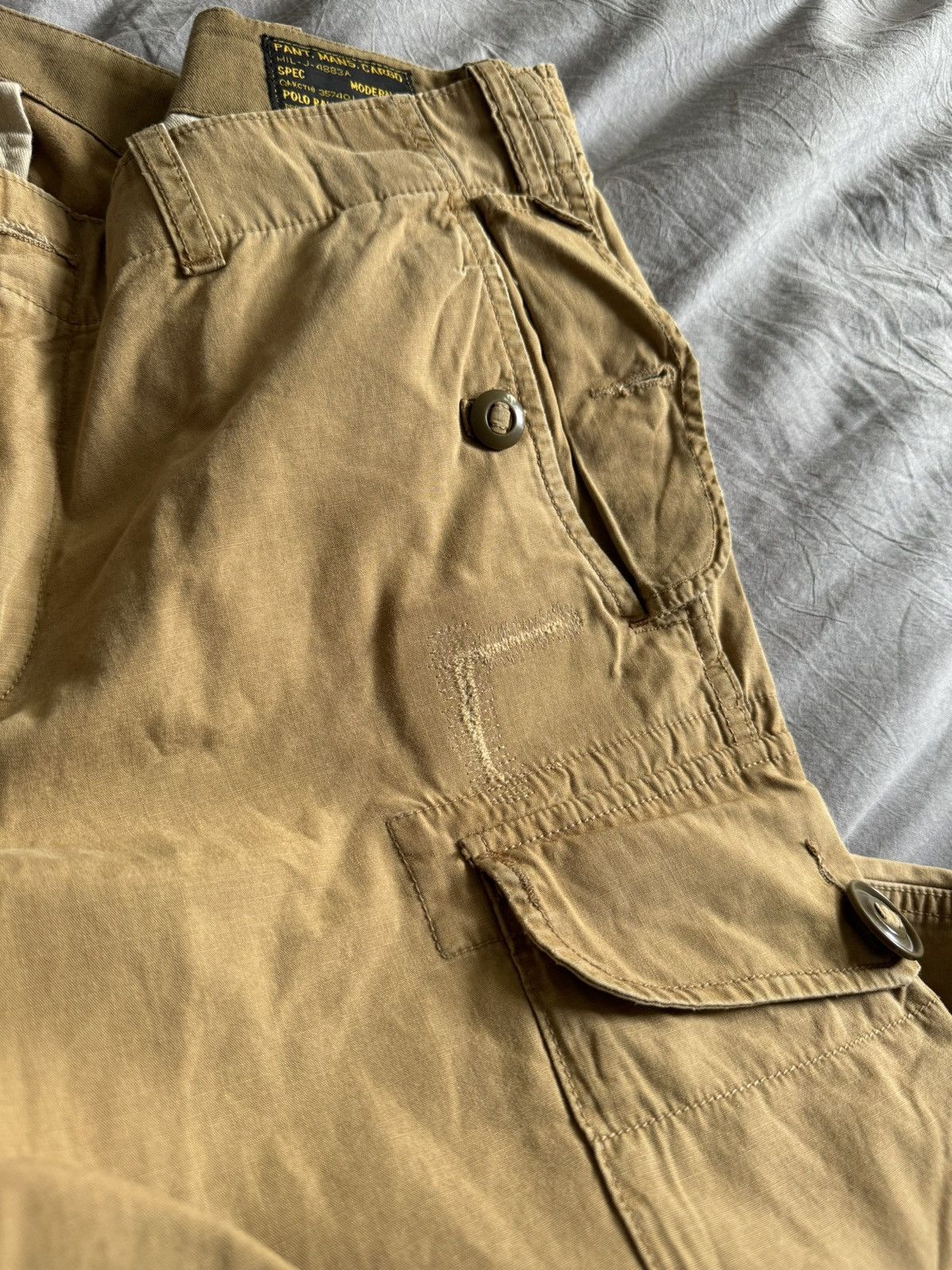Polo Ralph Lauren Vintage Polo Ralph Lauren Cargo Pants RRL BEAR Size US 34 / EU 50 - 7 Thumbnail