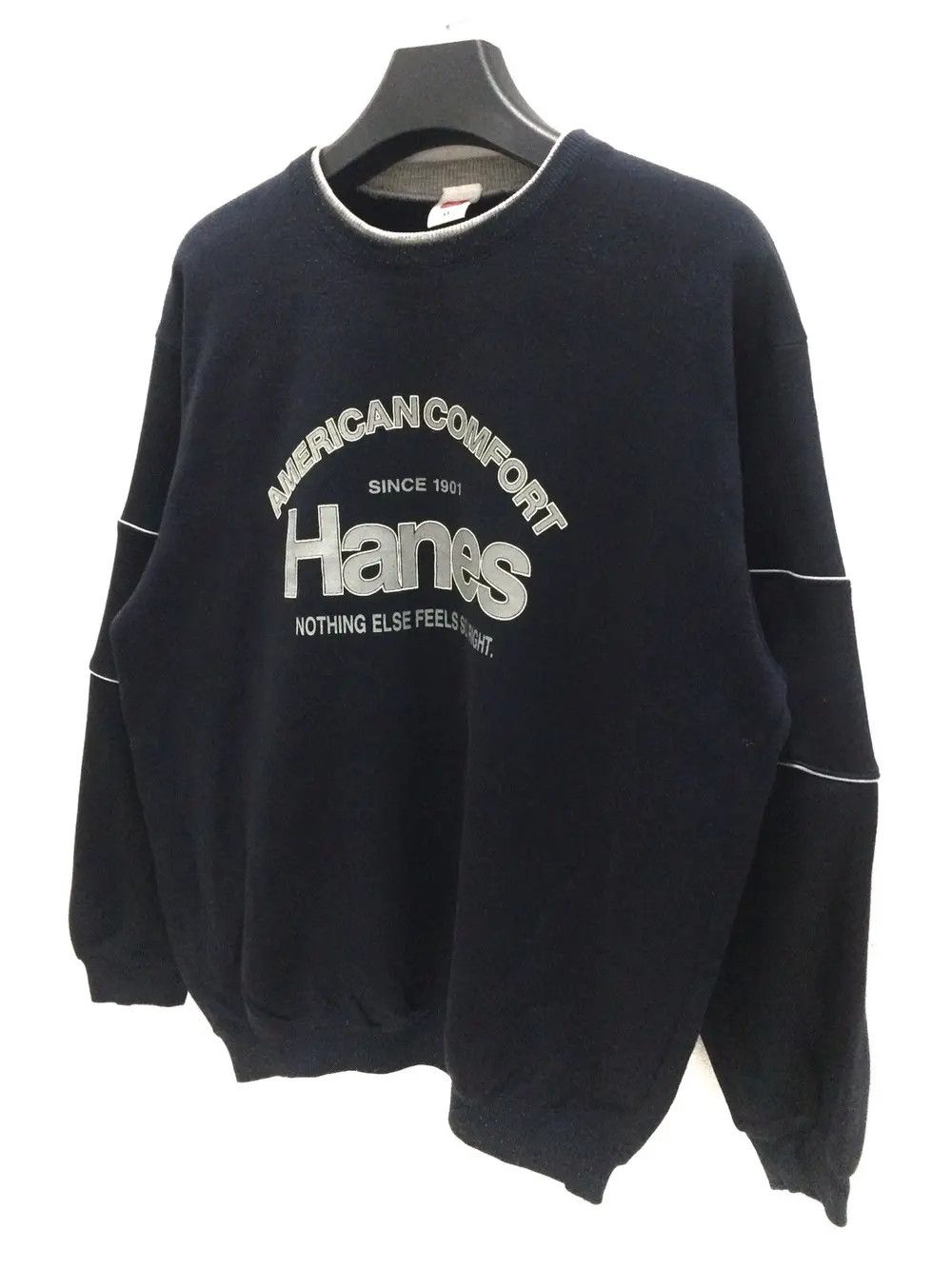 Hanes × Vintage Hanes Big Logo Sweatshirt Size US L / EU 52-54 / 3 - 3 Thumbnail