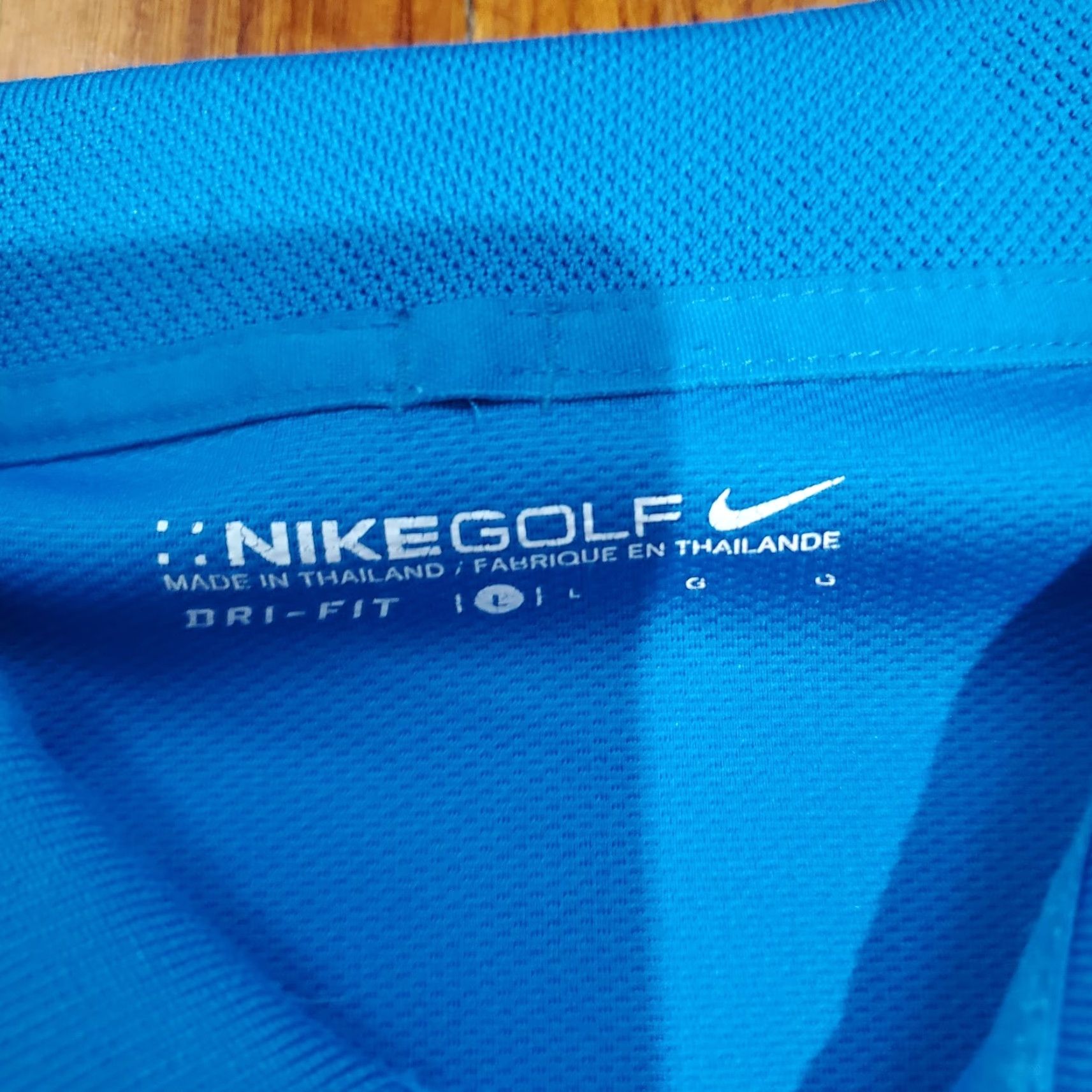 Nike Nike Shirt Golf Dri Fit Size L Blue Polo Graphic Print 416593 Sports Stretch Size US L / EU 52-54 / 3 - 3 Thumbnail
