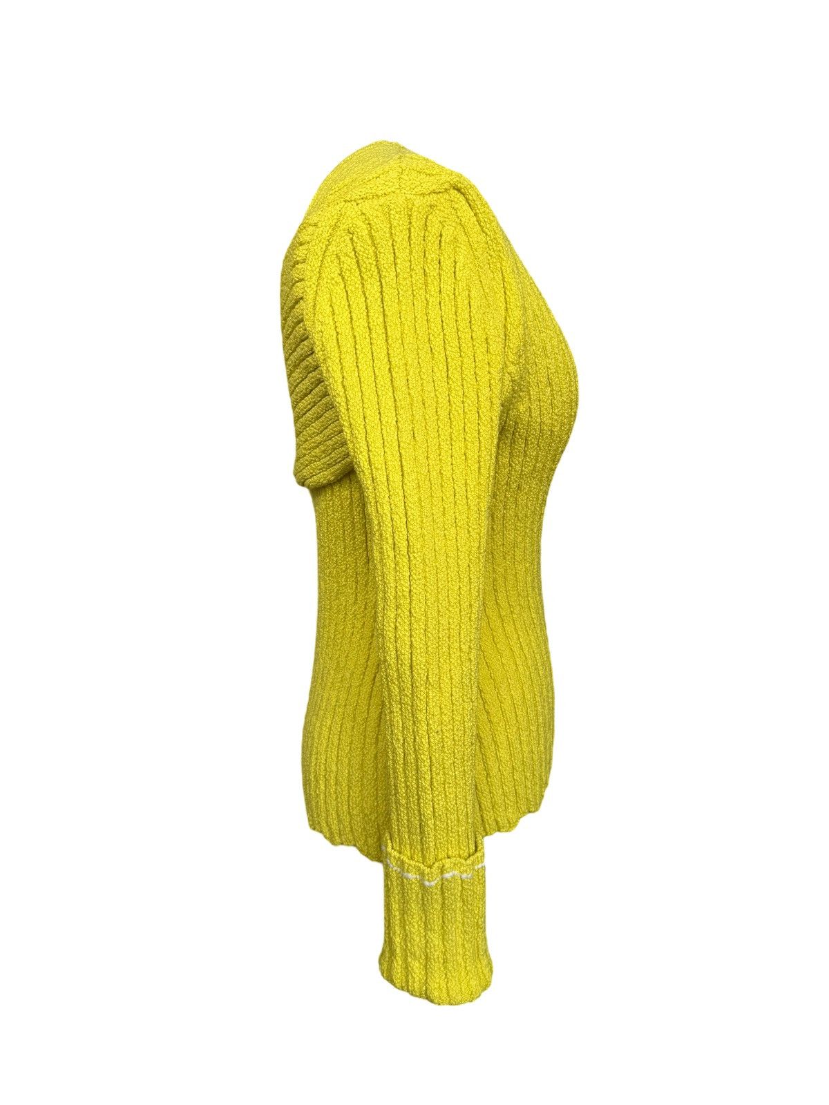 Bottega Veneta Bottega Veneta Asymmetric Yellow Jumper Size M / US 6-8 / IT 42-44 - 2 Thumbnail