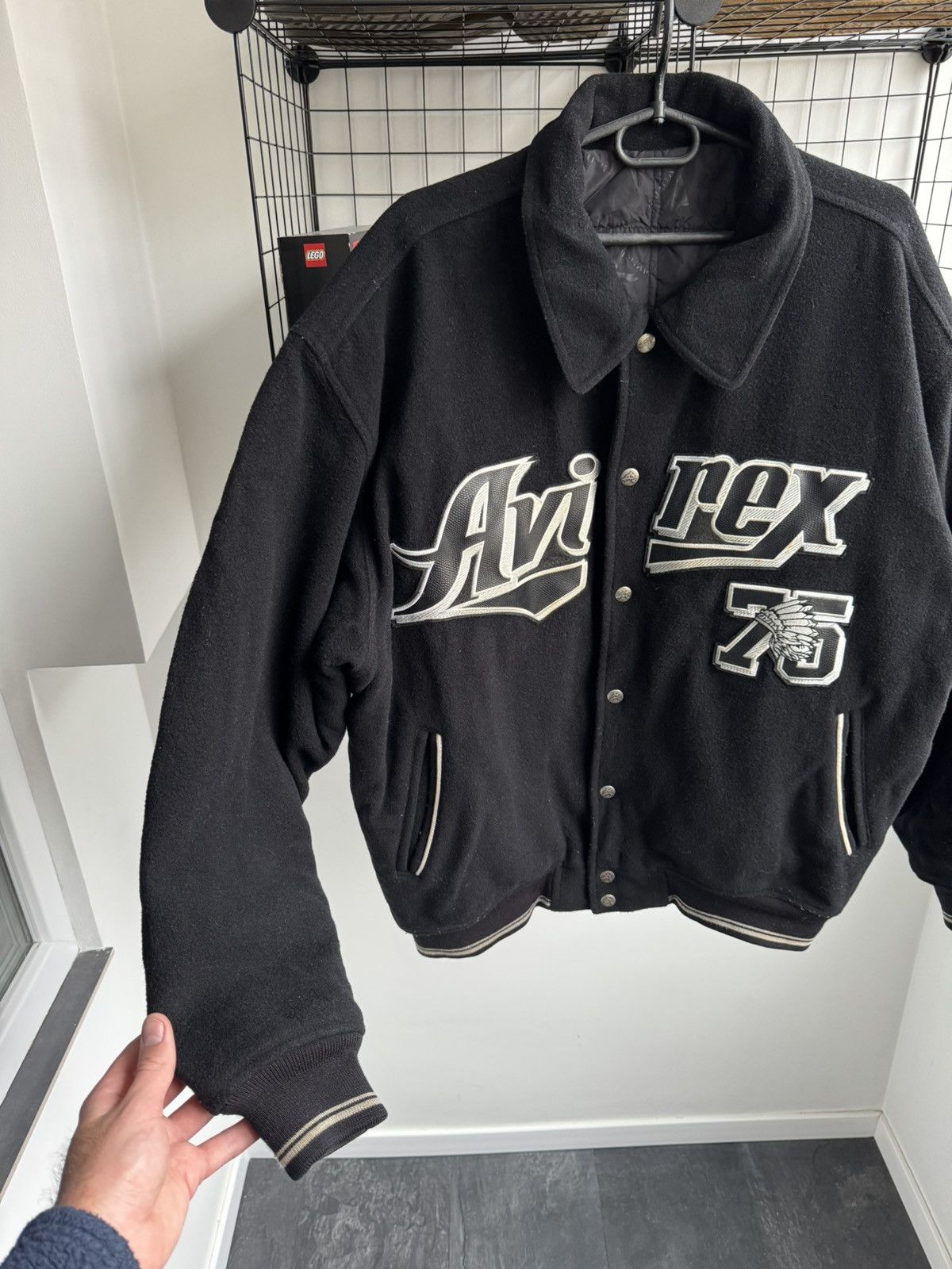 Avirex RARE Vintage Avirex Wool Varsity Bomber Reversible Jacket Size US XL / EU 56 / 4 - 3 Thumbnail