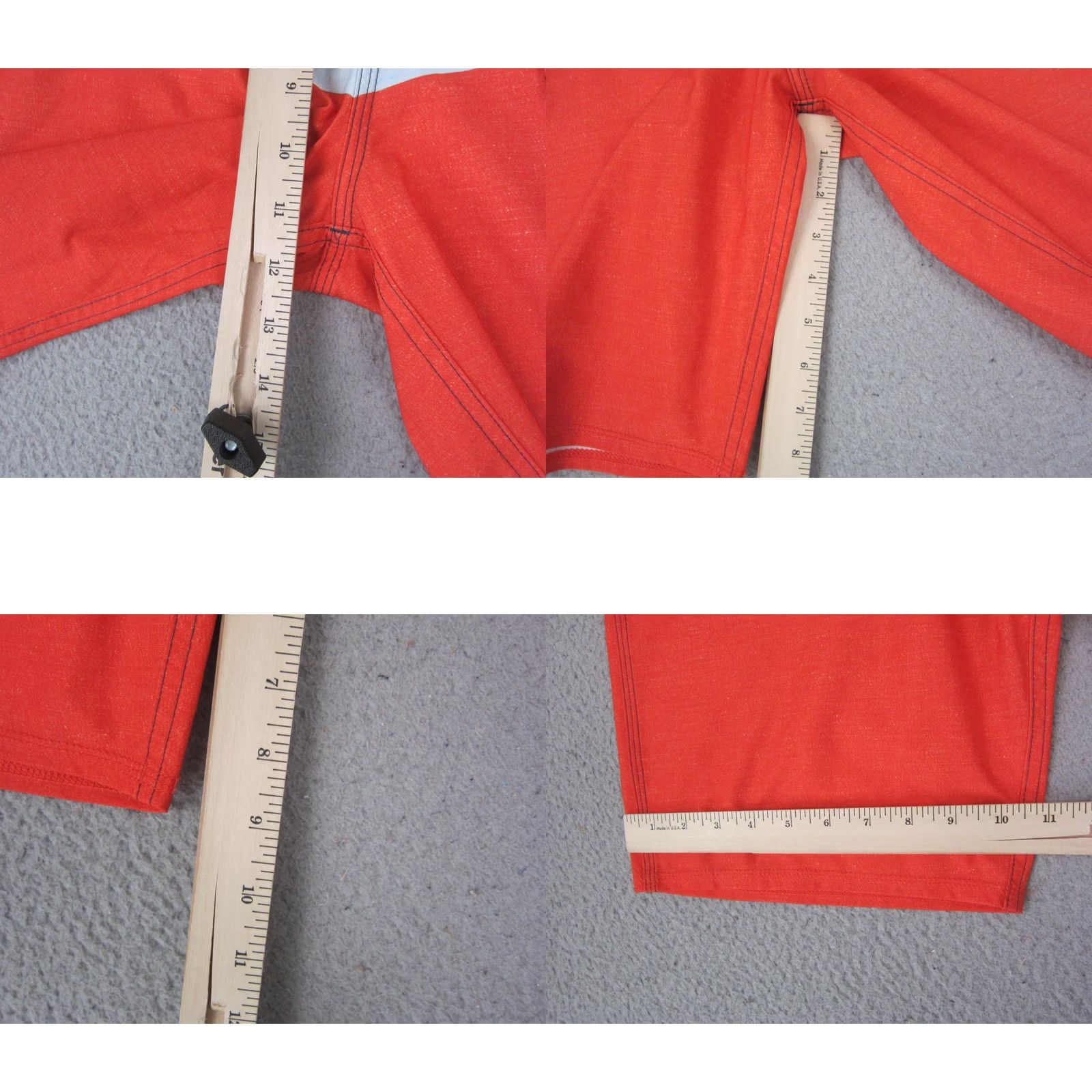 Quiksilver Quiksilver Shorts Mens Size 32 Orange Blue Stripe Sunset Future Swim Trunks Beach 90s Pockets Mens Size US 32 / EU 48 - 9 Thumbnail