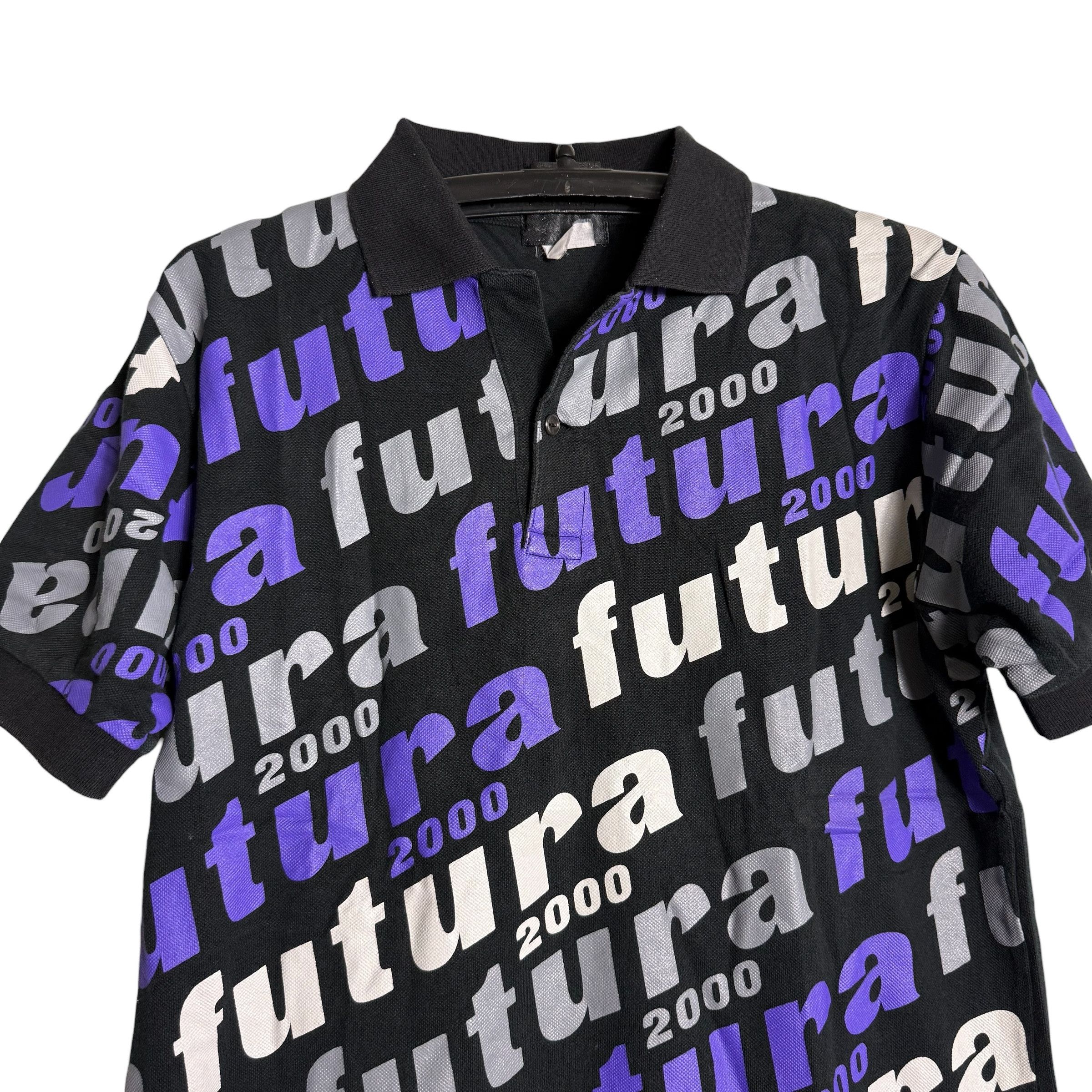 Futura 🔥RARE🔥Vintage Futura 2000 All Print Polo Shirt Size US L / EU 52-54 / 3 - 2 Thumbnail