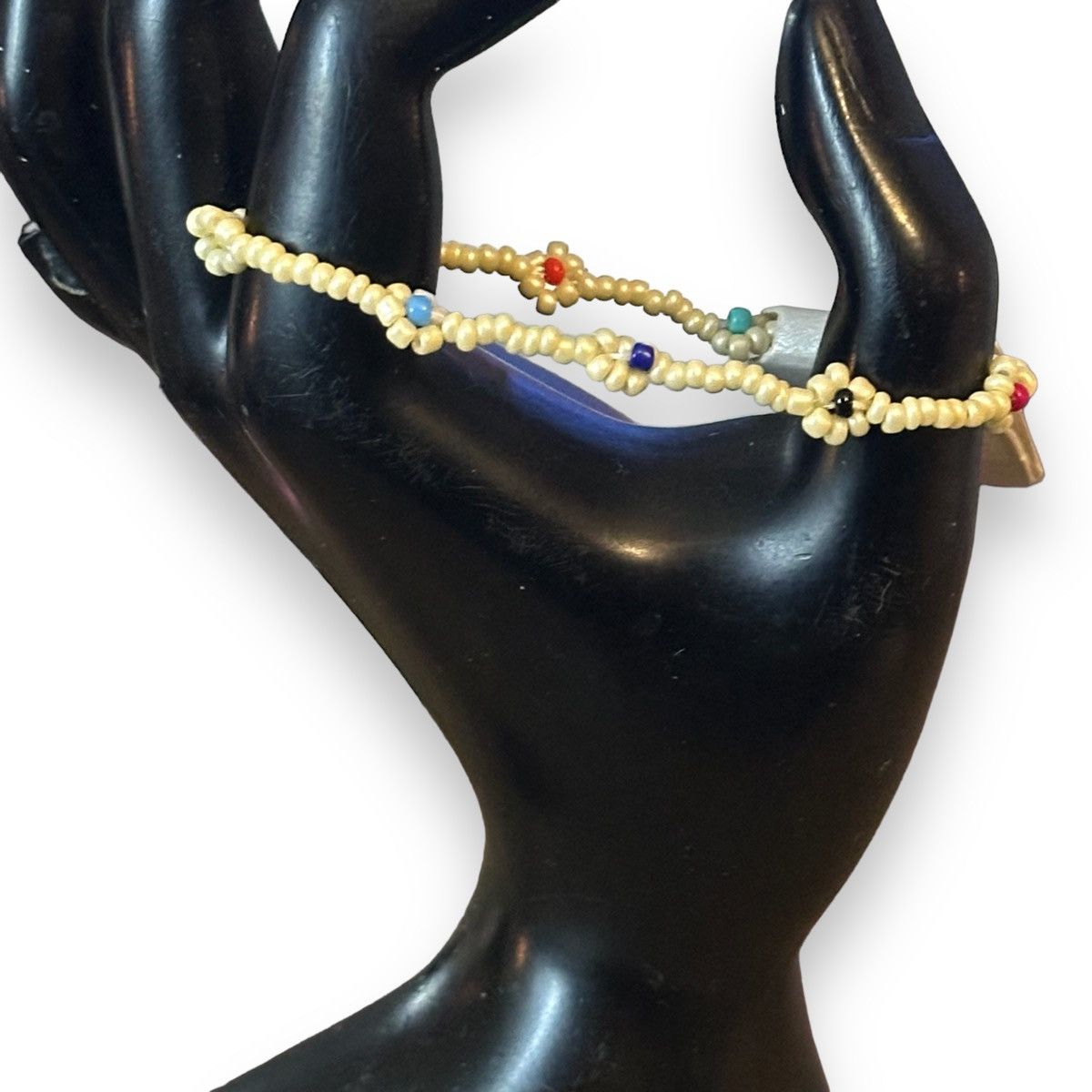 Other Frenzy flower bead stretch bracelet Size ONE SIZE - 2 Thumbnail