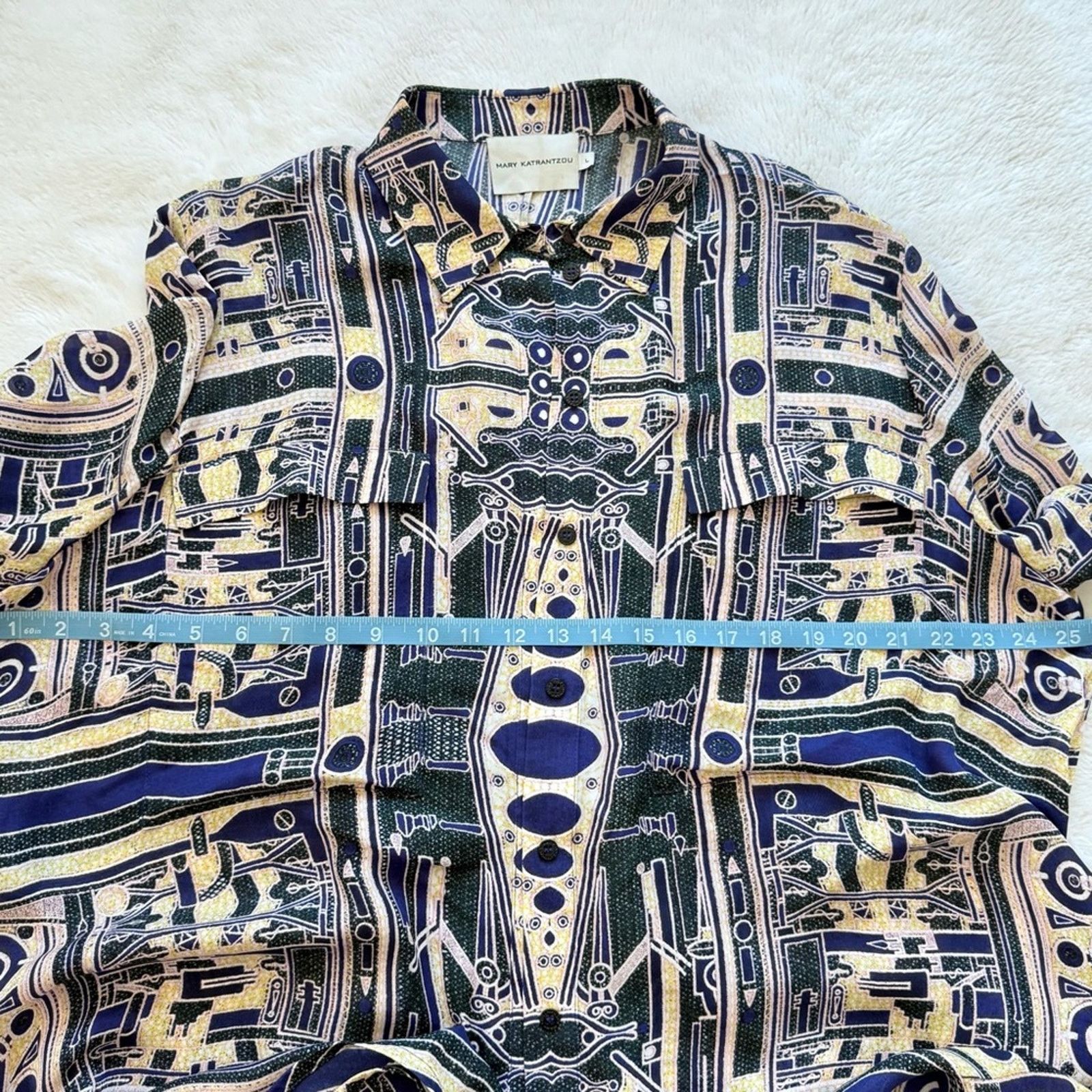 Mary Katrantzou MARY KATRANTZOU women silk dress size L Retail 1800$ Size L / US 10 / IT 46 - 10 Thumbnail