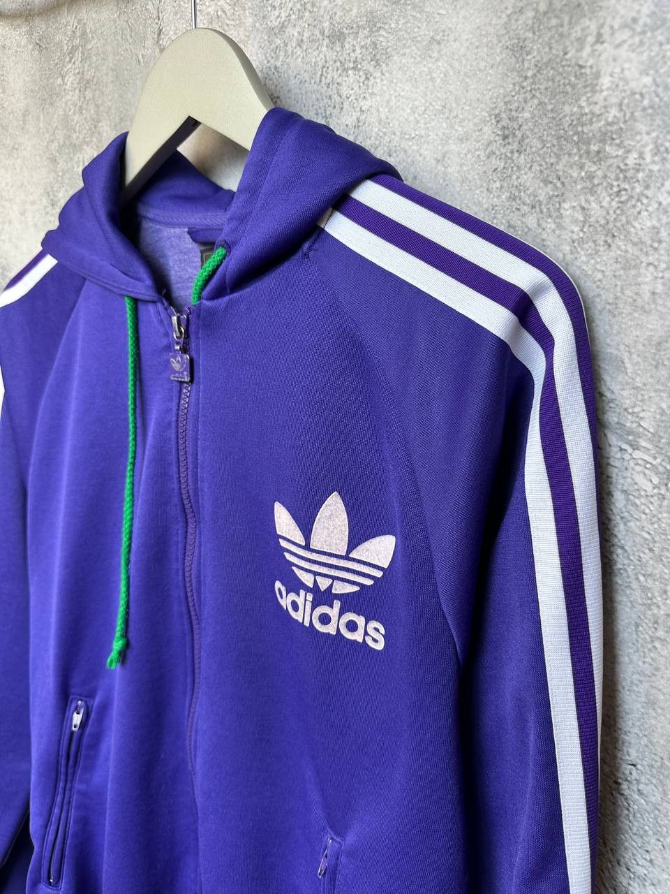 Adidas Adidas Originals Purple Full Zip Track Jacket Vintage Y2K Size US S / EU 44-46 / 1 - 7 Thumbnail