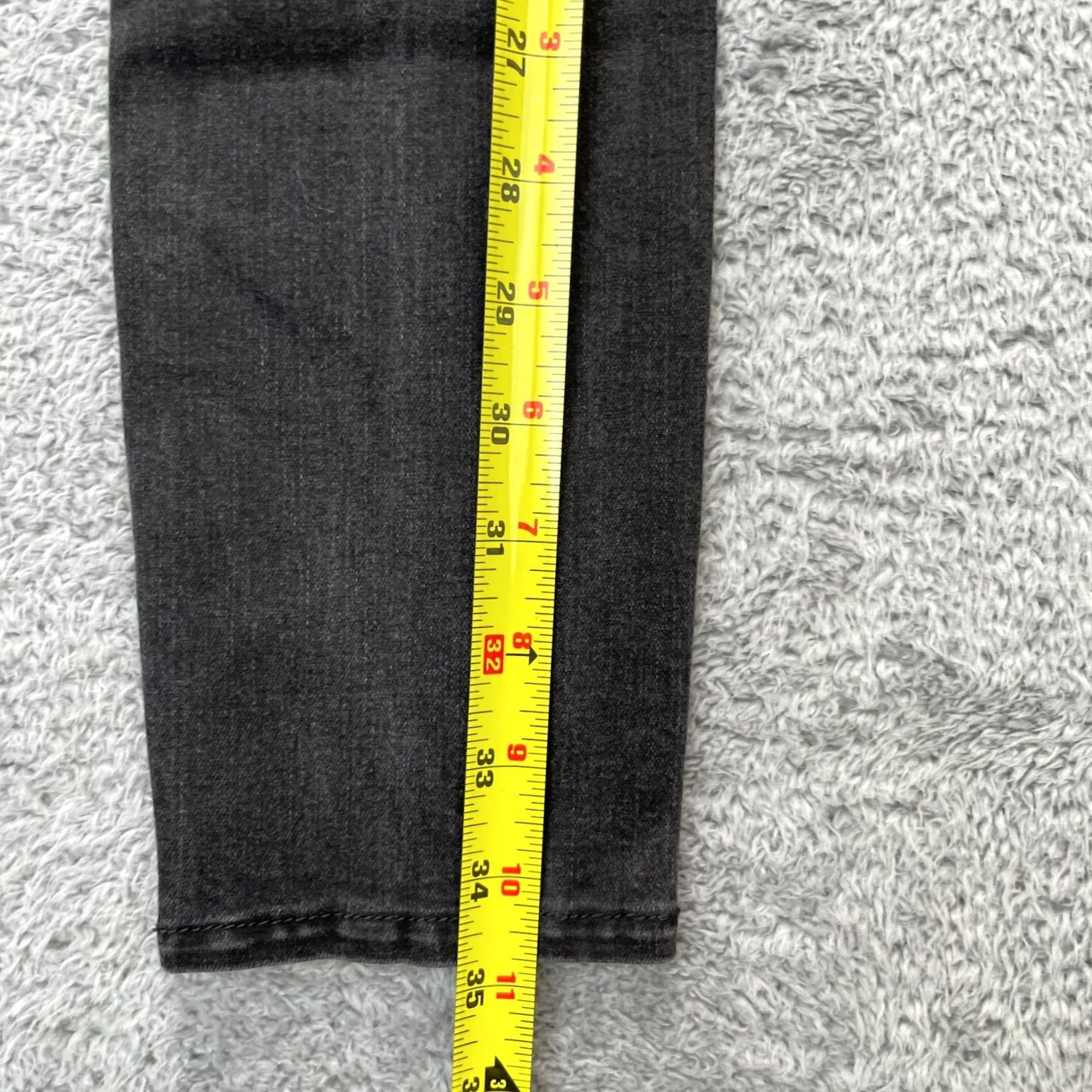 L'AGENCE VINTAGE L'AGENCE Jeans Womens 29 Black Skinny High Rise Cotton USA Made City Preppy Mens Womens Size 28" / US 6 / IT 42 - 6 Thumbnail