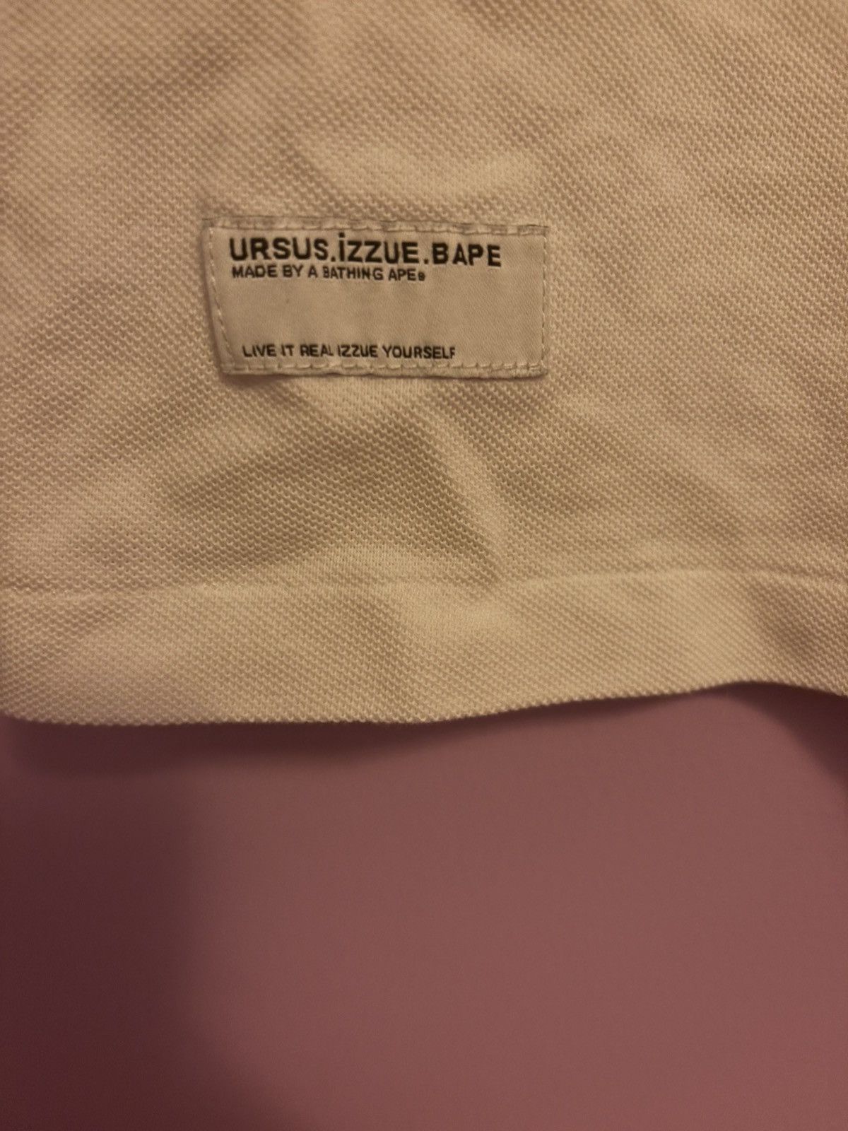 Bape Ursus Izzue Bape White Polo Size US M / EU 48-50 / 2 - 2 Thumbnail