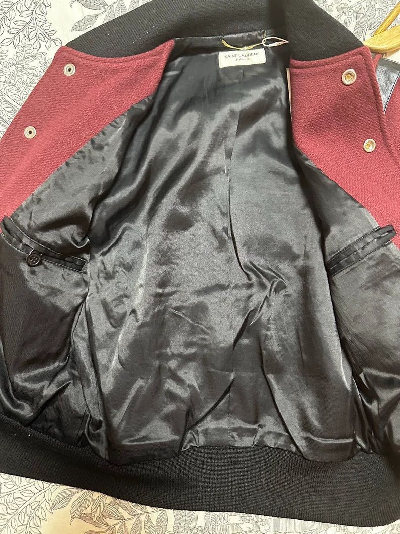 Saint Laurent Paris Saint Laurent Paris Classic Saint Laurent Baseball Jacket Size US S / EU 44-46 / 1 - 4 Thumbnail