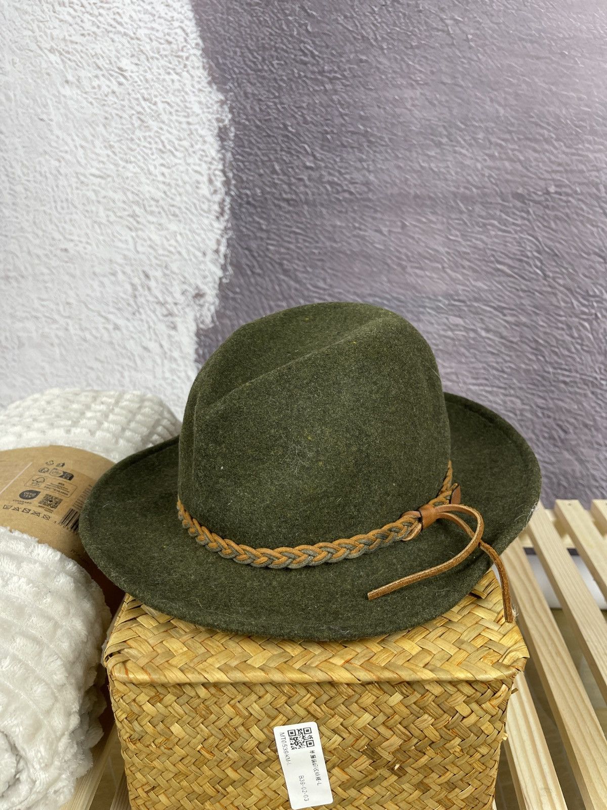 Vintage Bollman USA The natural 100% wool made in USA hat vintage Size ONE SIZE - 5 Thumbnail