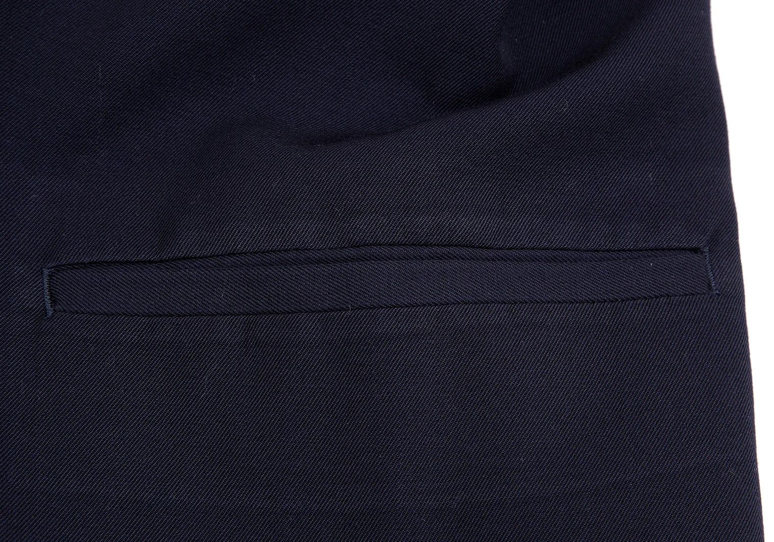 Yohji Yamamoto Yohji Yamamoto Wool Cotton Gabardine Jacket Navy M Size US M / EU 48-50 / 2 - 8 Thumbnail