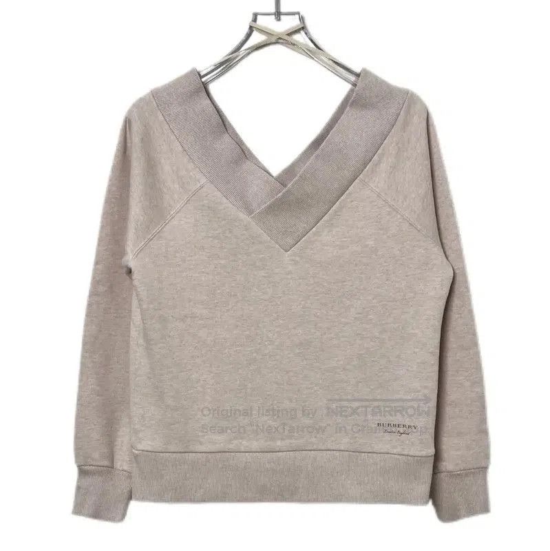 Burberry Burberry Grey Cotton Blend Women's Sweatshirt. Size M / US 6-8 / IT 42-44 - 1 Thumbnail