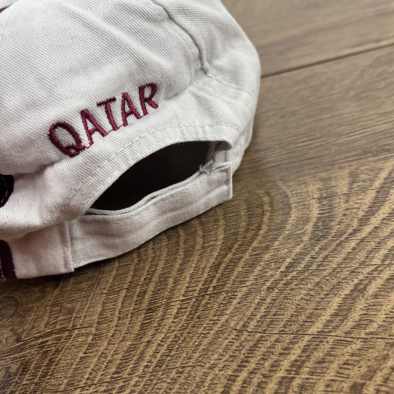 Other Qatar Hat Qatar Red White Hat Adjustable Adult Size Hat Whit Size ONE SIZE - 10 Thumbnail