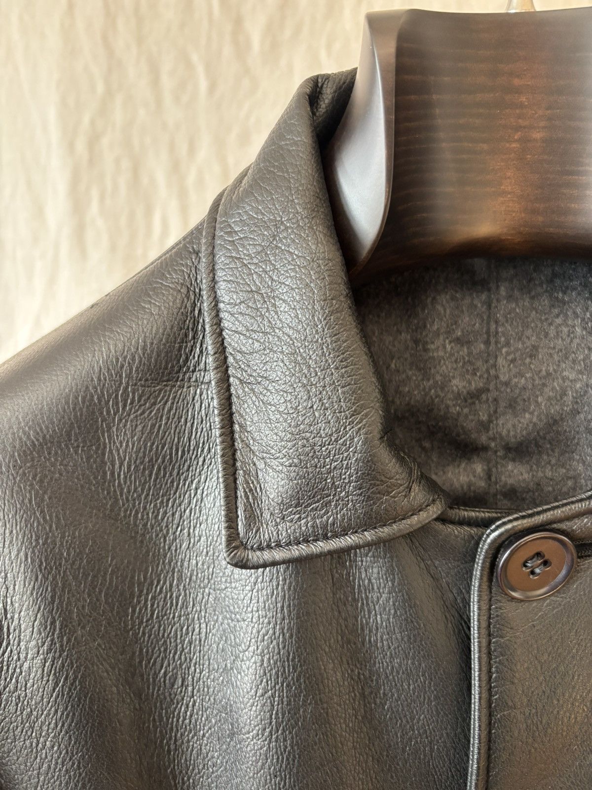 Taiga Takahashi Taiga Takahashi Lot.801 Leather Jacket Deerskin Size 40 Size US M / EU 48-50 / 2 - 9 Thumbnail