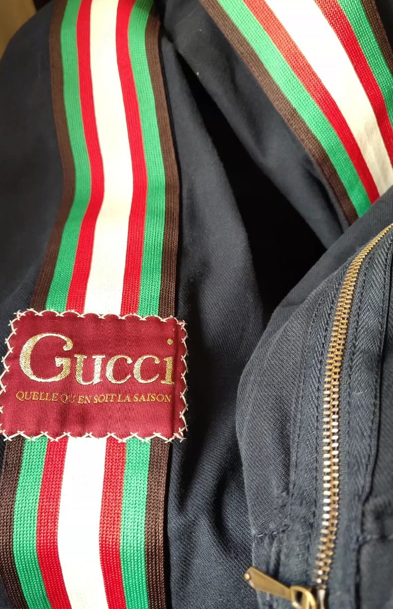 Gucci GucciClassic Logo printed side striped trousers zipper casu Size US 30 / EU 46 - 5 Thumbnail