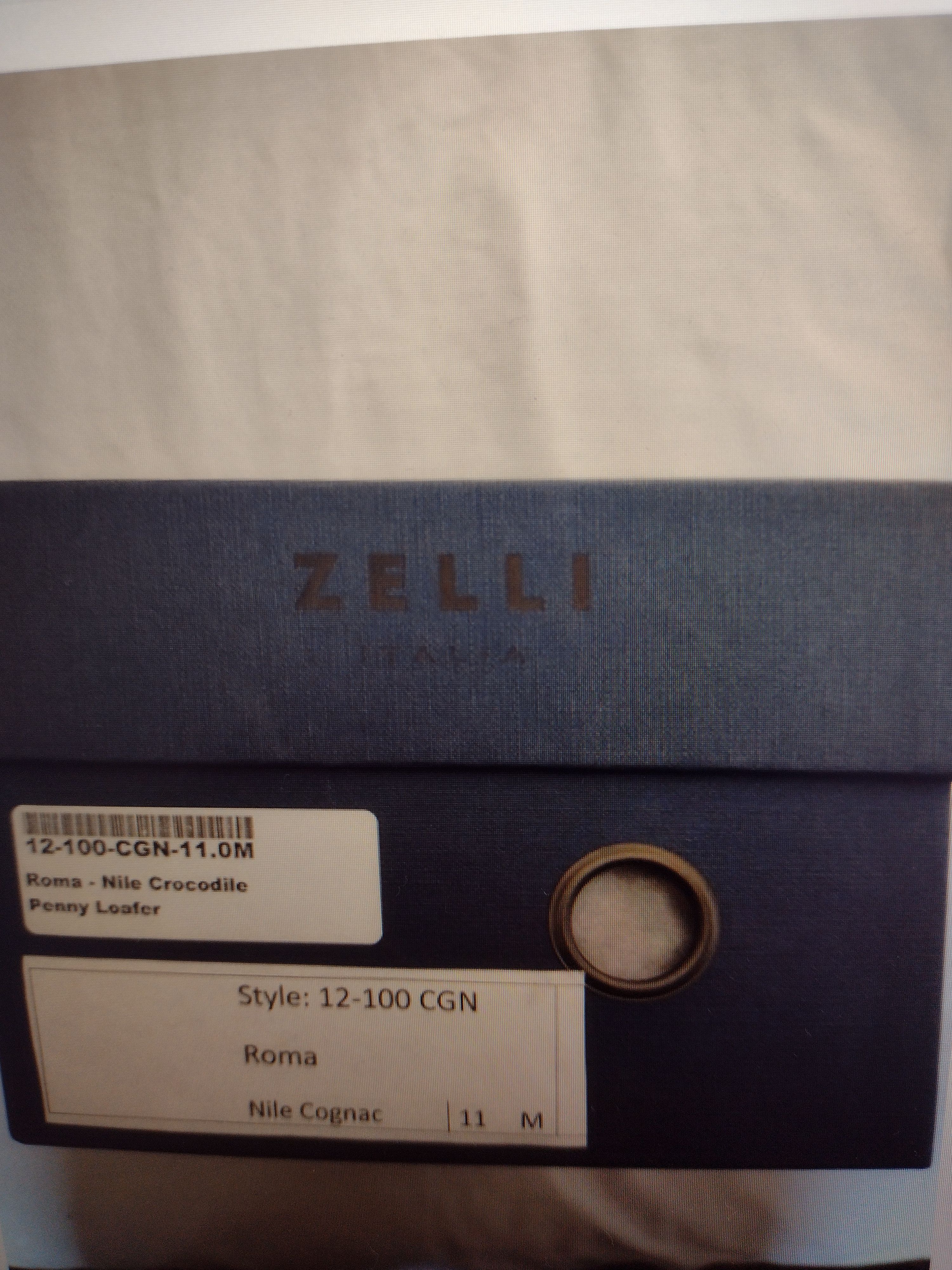 Zelli ZELLI- "Roma-Nile"Crocodile Loafers Size US 11 / EU 44 - 6 Thumbnail
