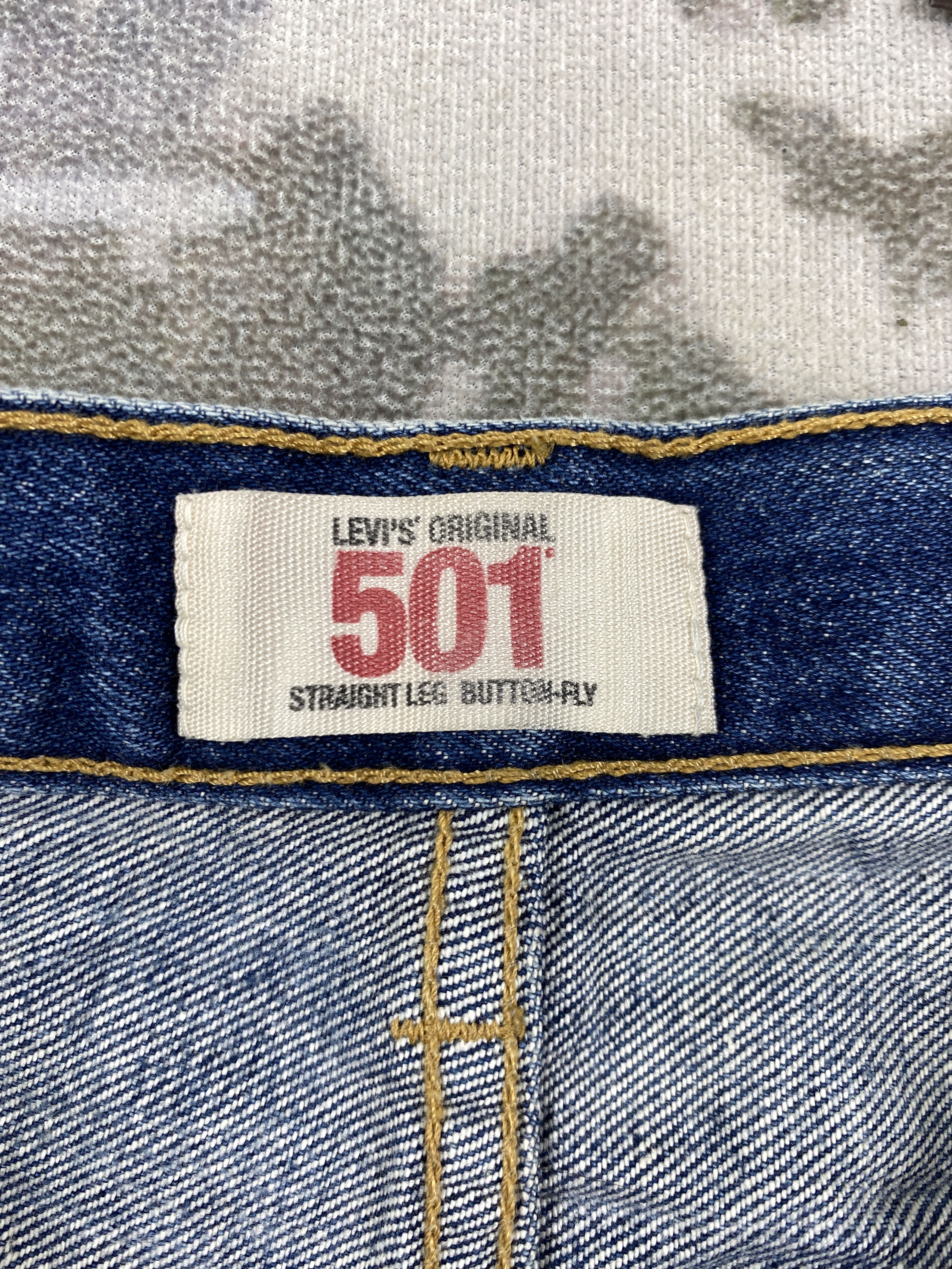 Levi's Faded Blue Vintage Levis 501 Jeans 30x13 - JN3032 Size US 30 / EU 46 - 7 Thumbnail