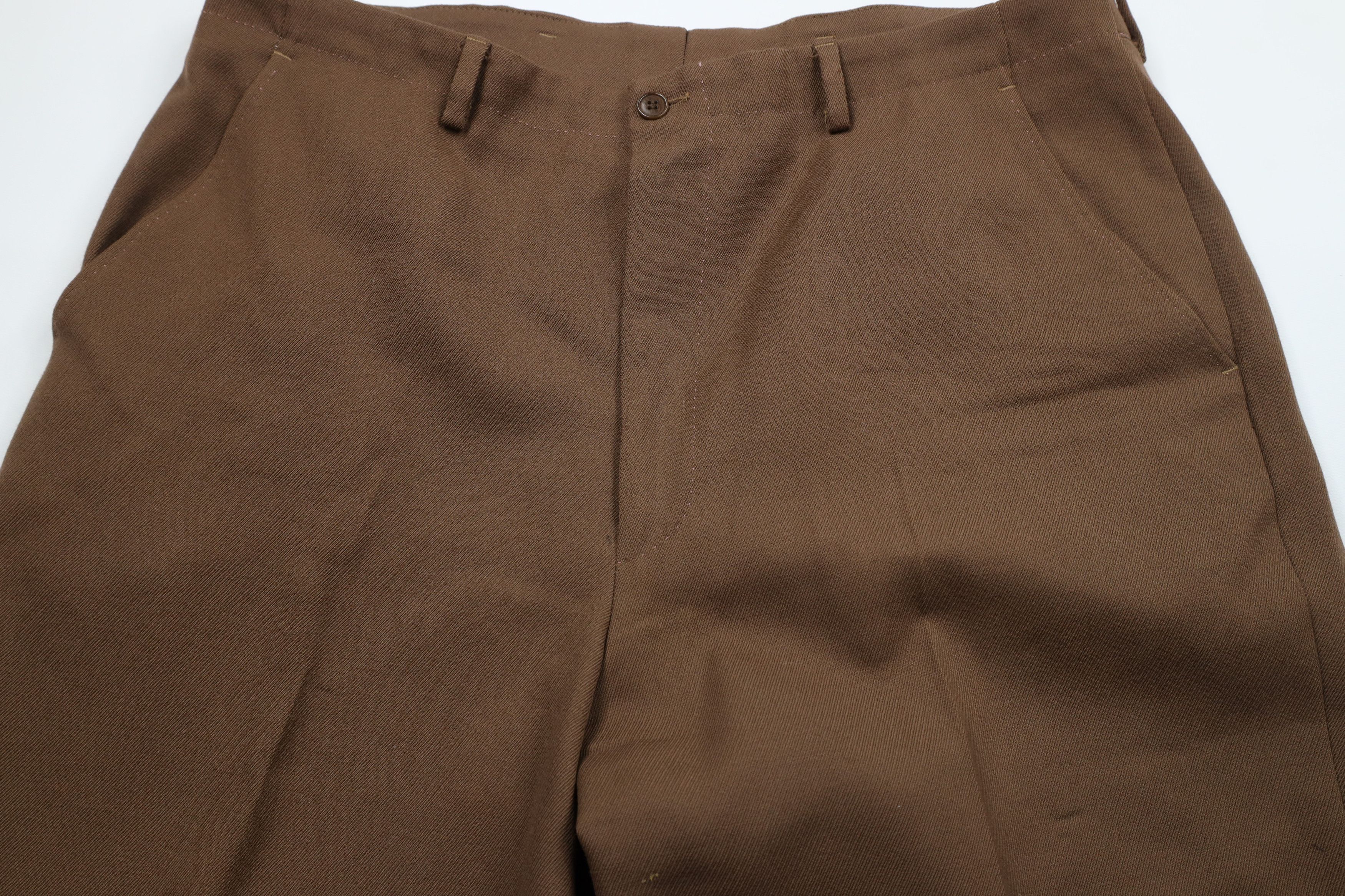 Paul Smith × Vintage Vintage 90s Paul Smith Bergdorf Goodman Wool Pants Brown Size US 36 / EU 52 - 7 Thumbnail