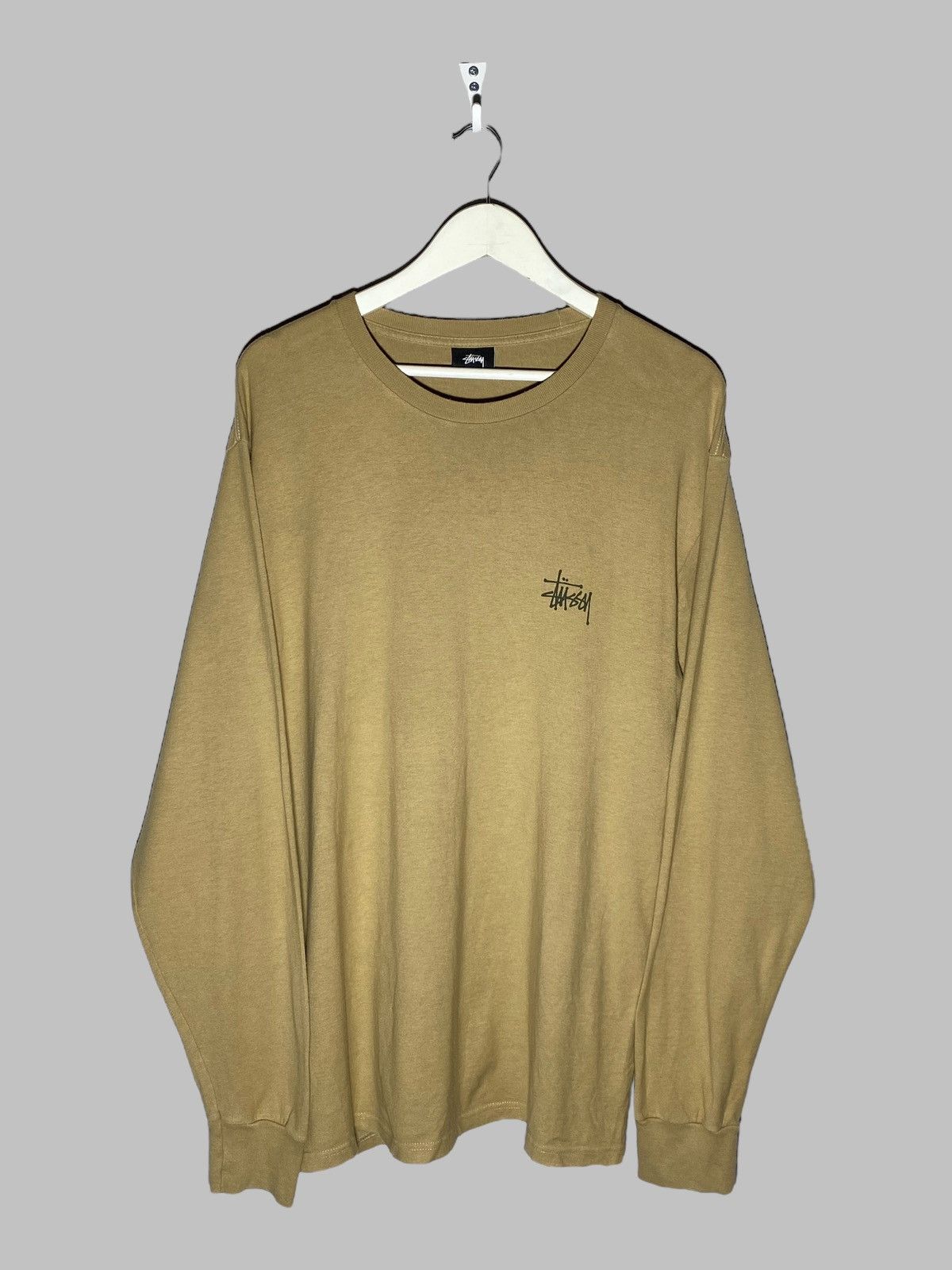 Stussy 🔥 STUSSY BROWN BACK BIG LOGO STREETWEAR LONGSLEEVE T-SHIRT Size US L / EU 52-54 / 3 - 2 Thumbnail