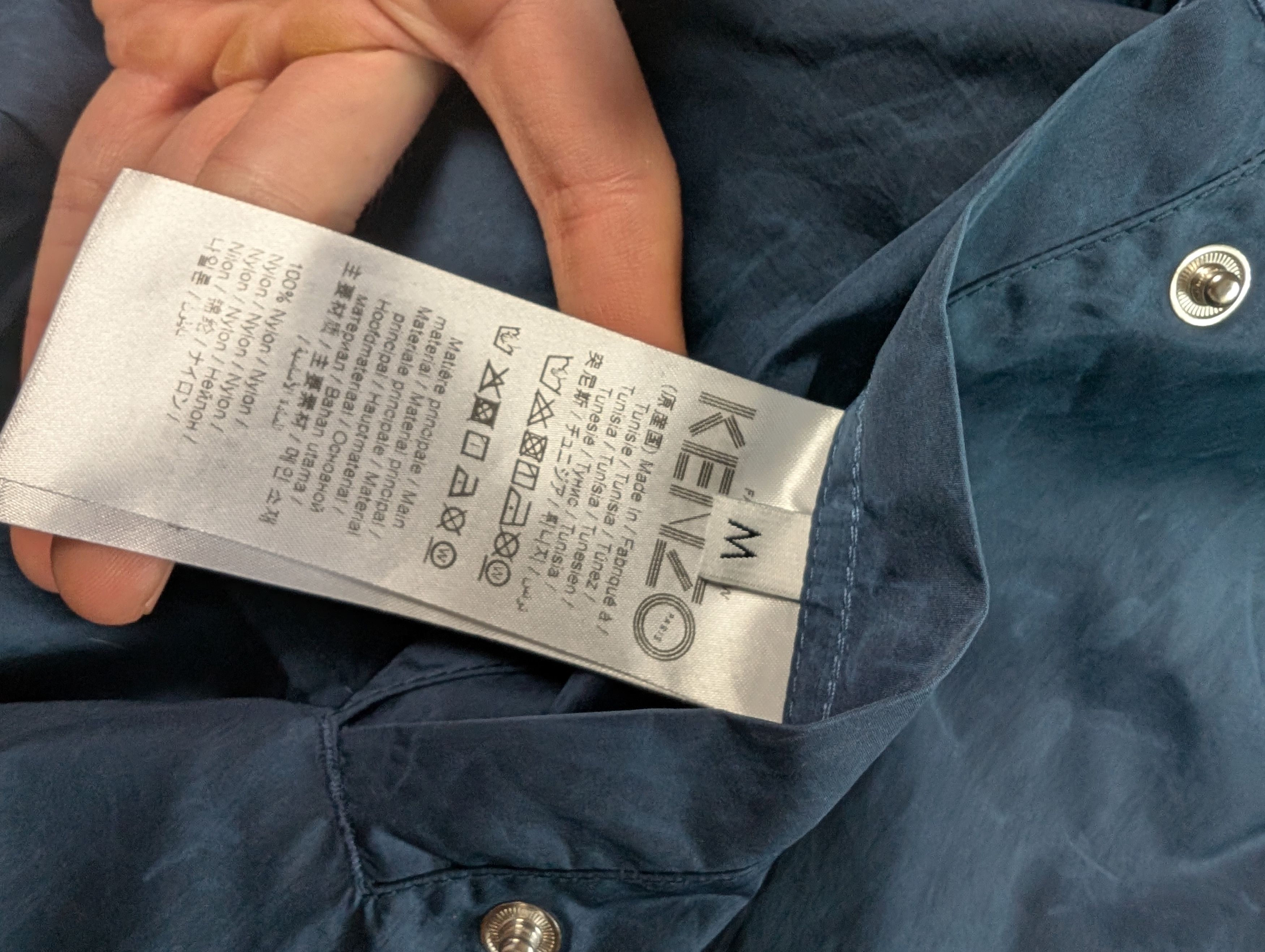 Kenzo Navy Kenzo Paris boxy mid summer hoodie jacket Size US M / EU 48-50 / 2 - 6 Thumbnail