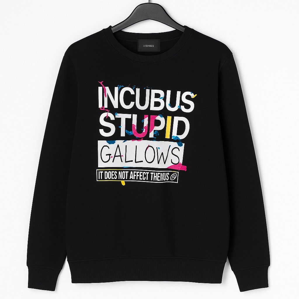 Japanese Brand Vintage Beaumeré “Incubus Stupid Gallows” Graphic Crewneck Size US M / EU 48-50 / 2 - 1 Thumbnail
