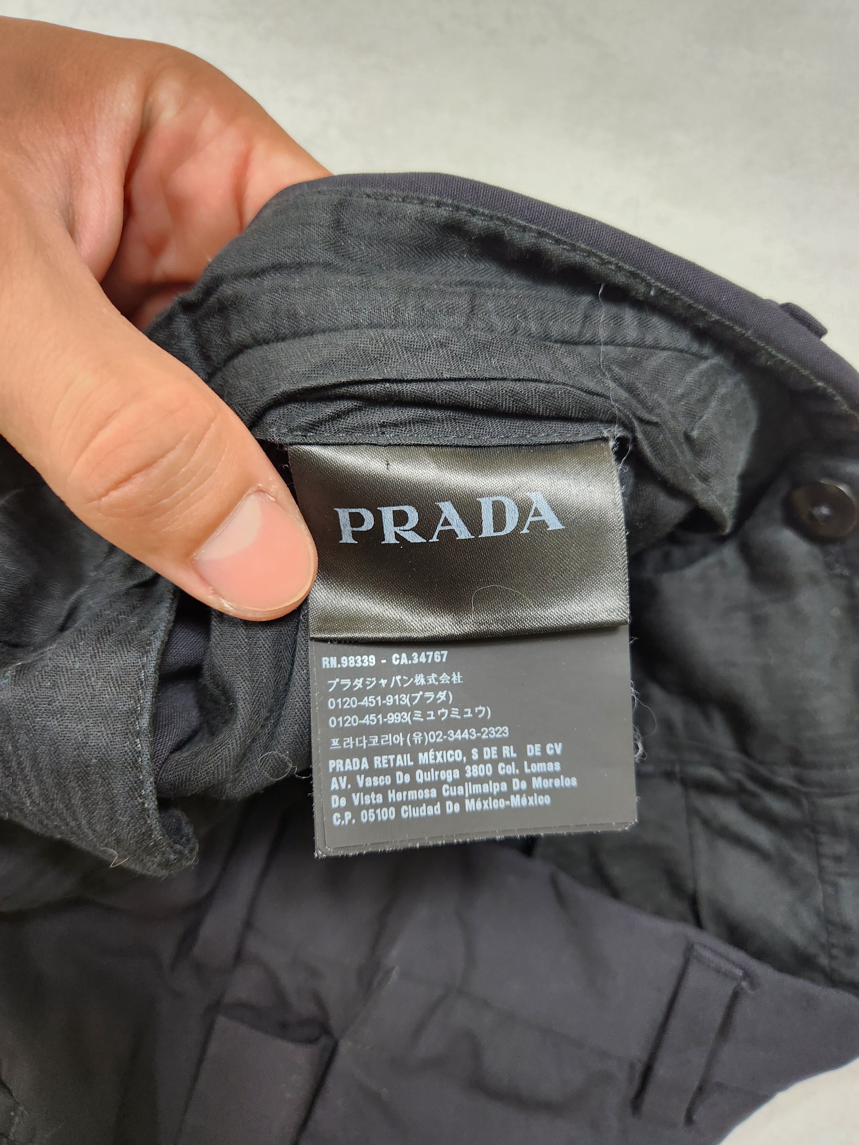 Prada Prada Dark Navy Classic Formal Pants Trousers Size US 34 / EU 50 - 6 Thumbnail