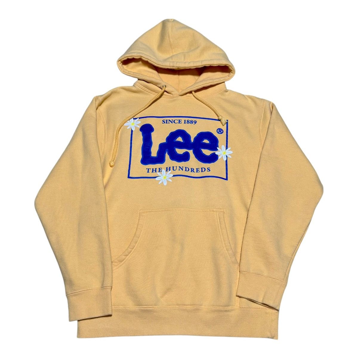 Lee × The Hundreds The Hundreds Lee Logo Yellow Hoodie Sweatshirt Adult Small Size US S / EU 44-46 / 1 - 1 Thumbnail