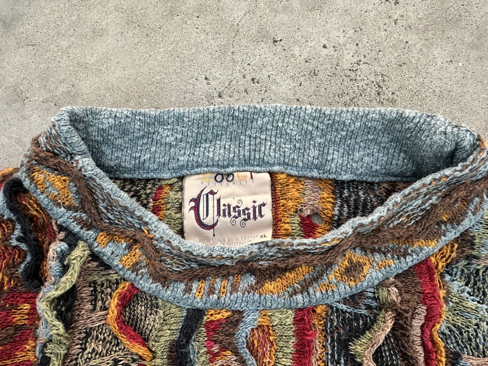 Coogi Crazy Rare Vintage 90s Coogi Classic Heavy knit sweater Size US XL / EU 56 / 4 - 2 Thumbnail