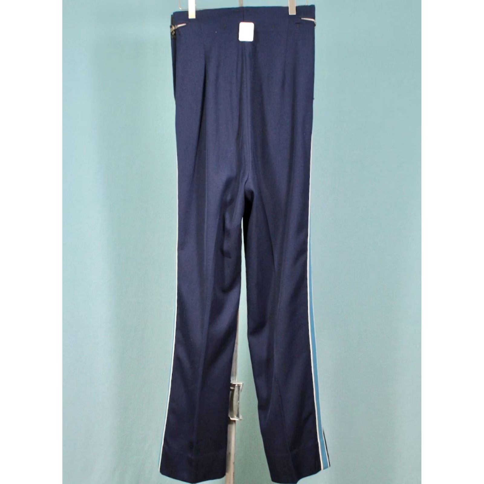 Vintage VINTAGE 1970s Dark Blue Band Pants Lot of 18 Sizes 26-28 70s Size US 26 / EU 42 - 6 Thumbnail